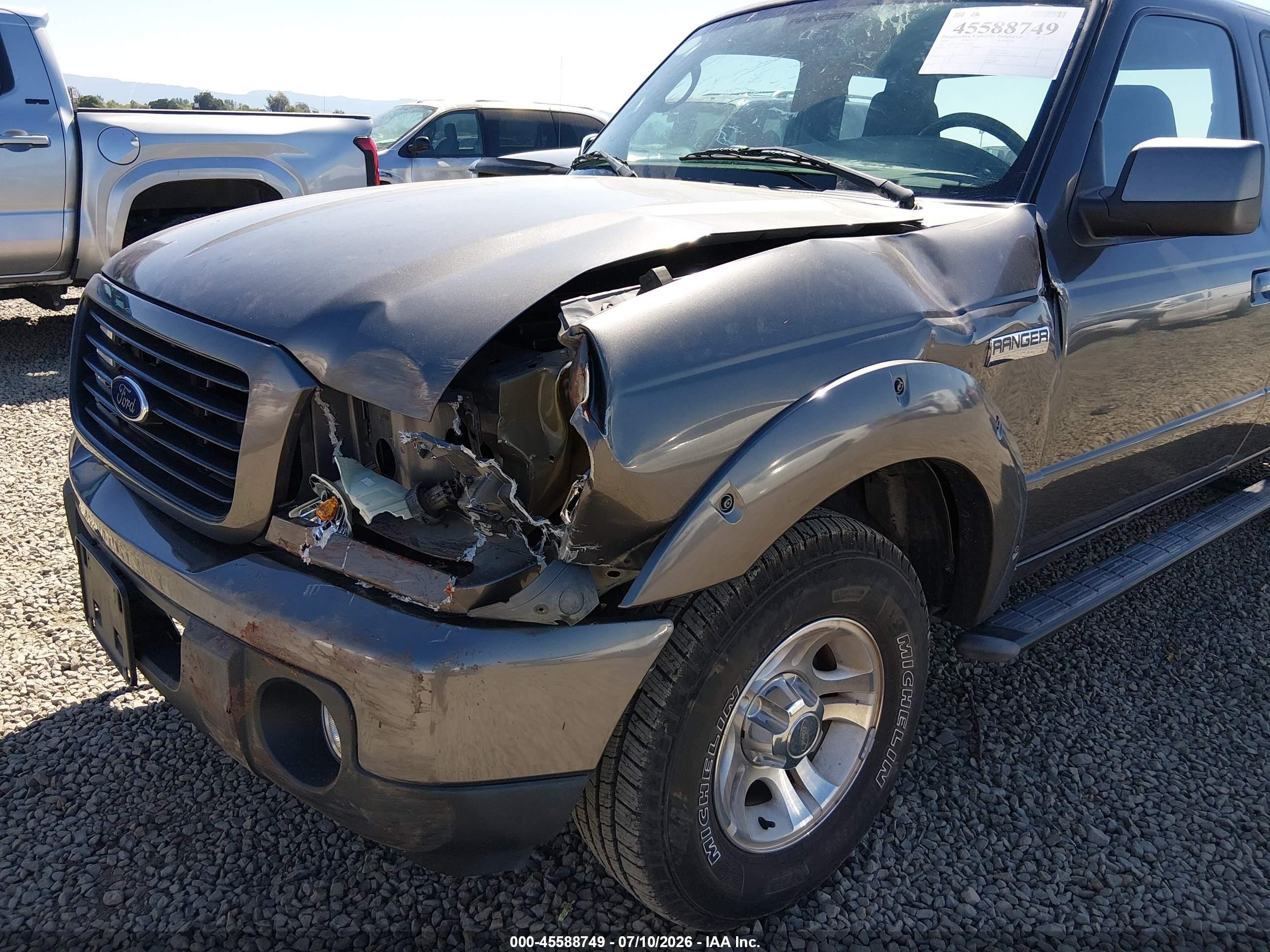 2009 Ford Ranger Sport/xl/xlt Gray vin: 1FTYR14E99PA12740