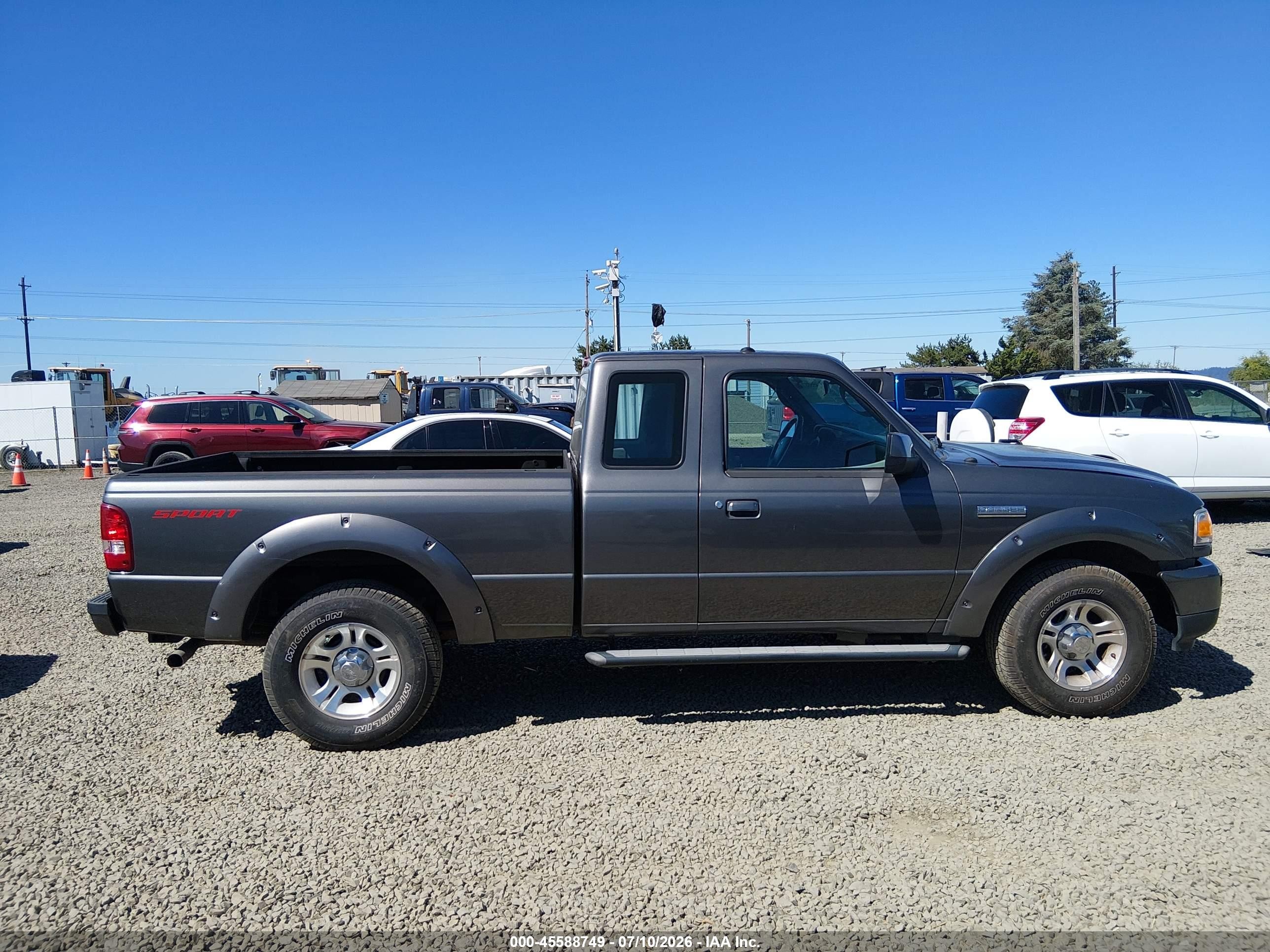 2009 Ford Ranger Sport/xl/xlt Gray vin: 1FTYR14E99PA12740