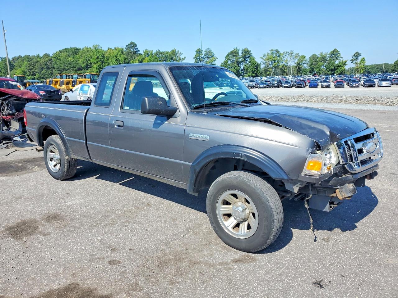 2009 Ford Ranger Super Cab Gray vin: 1FTYR14E99PA22586