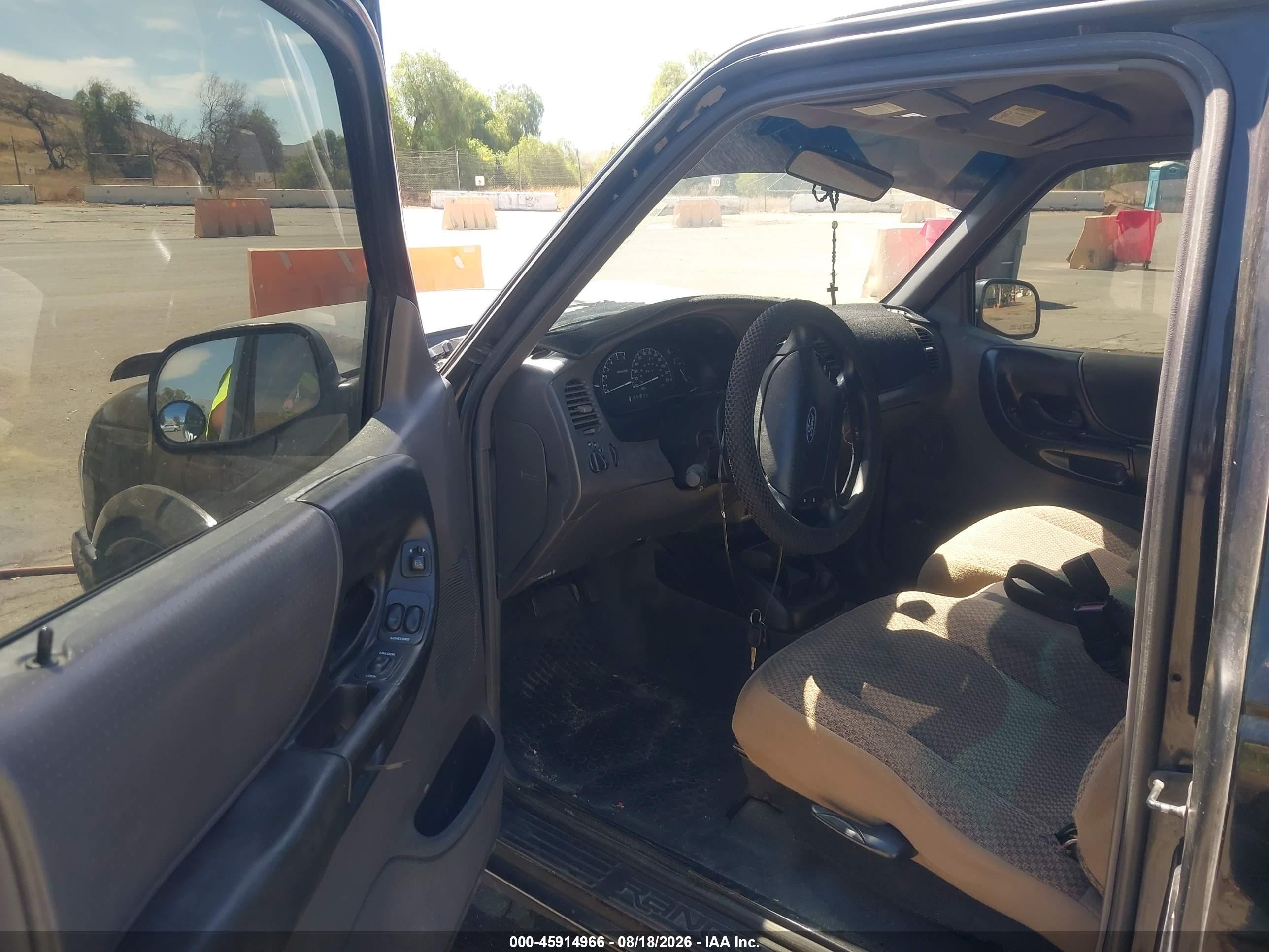 2001 Ford Ranger Edge/xlt Black vin: 1FTYR14EX1PB32955