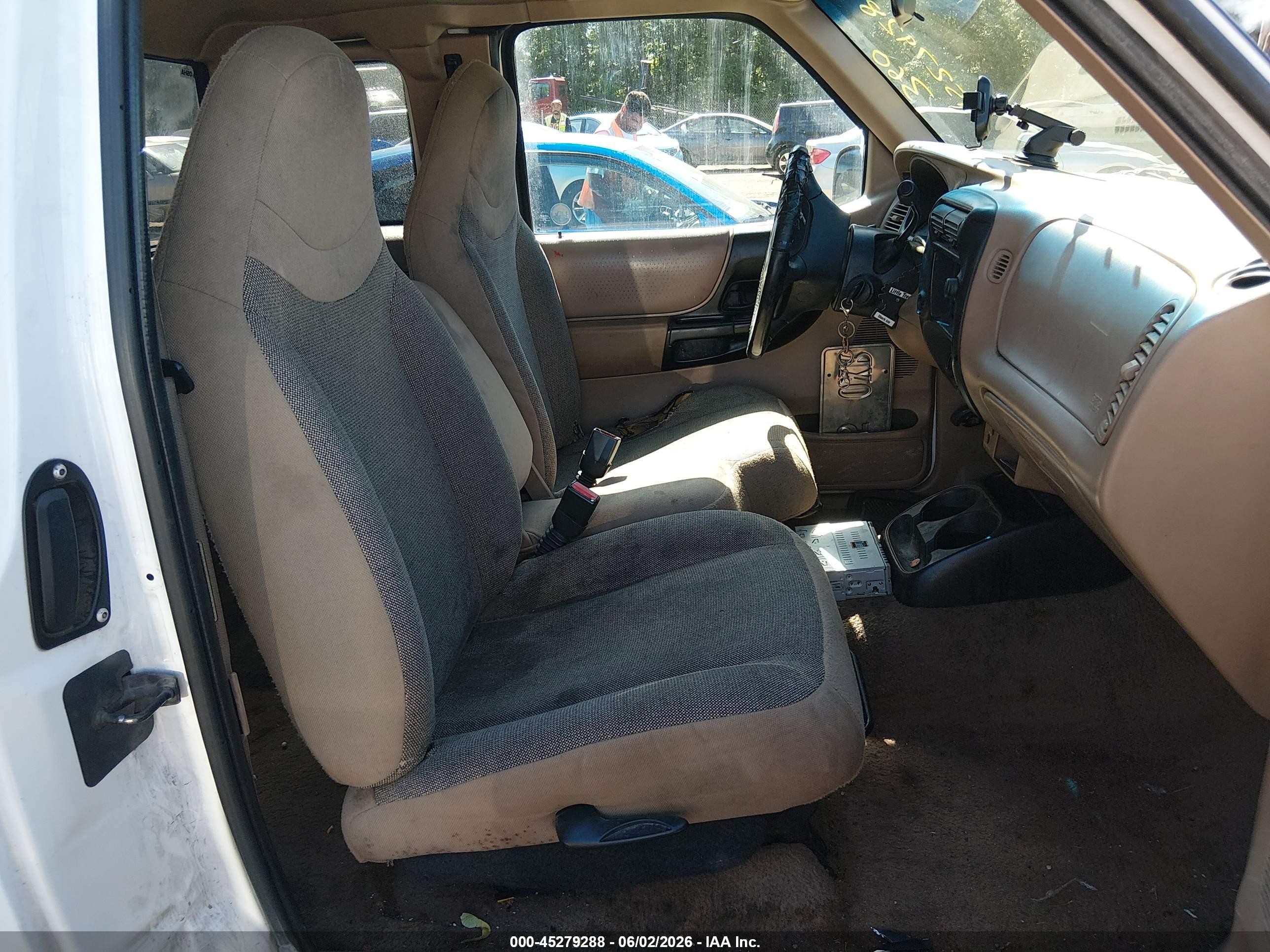 2001 Ford Ranger Edge/xlt White vin: 1FTYR14EX1TA33740