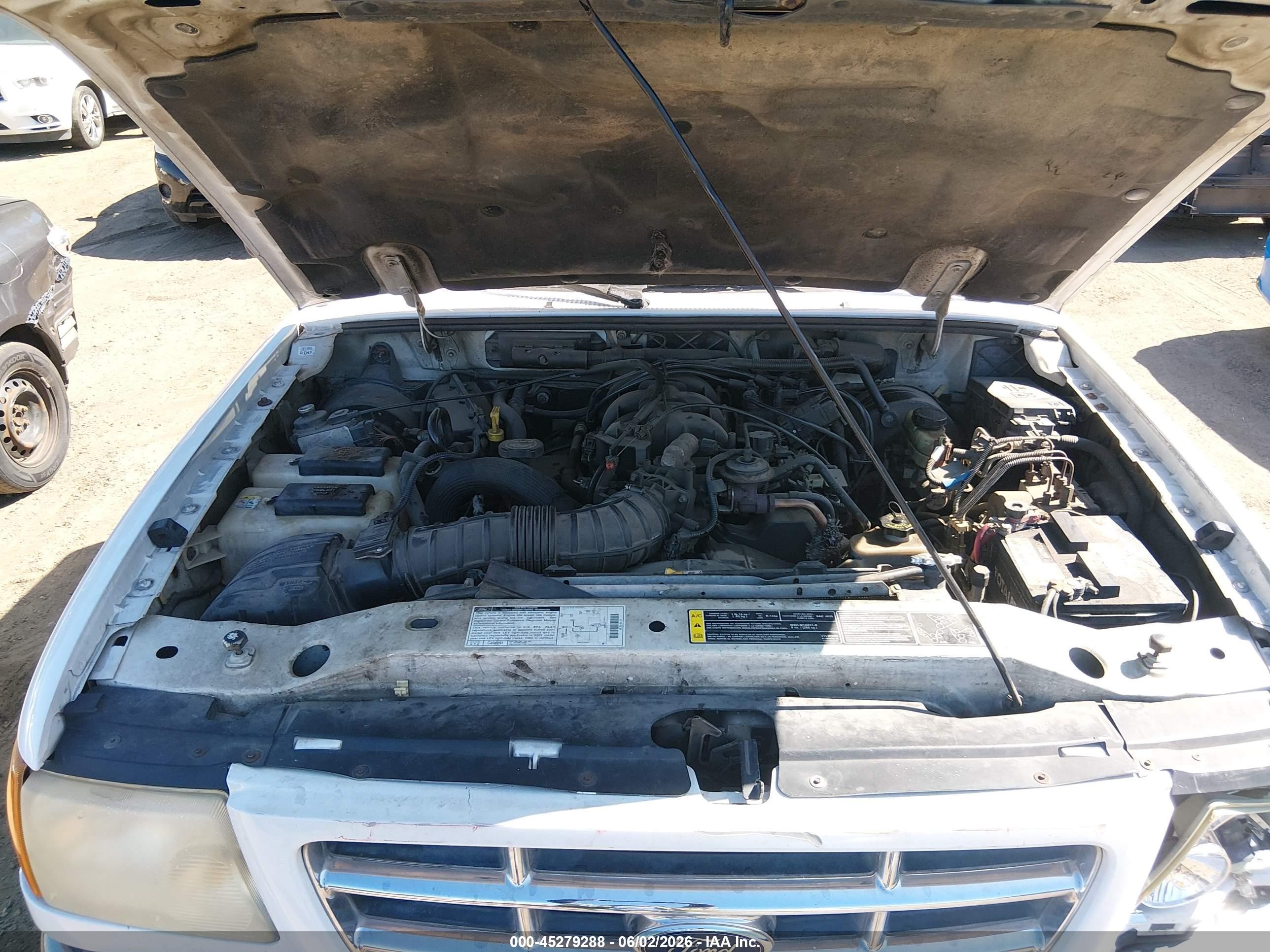 2001 Ford Ranger Edge/xlt White vin: 1FTYR14EX1TA33740