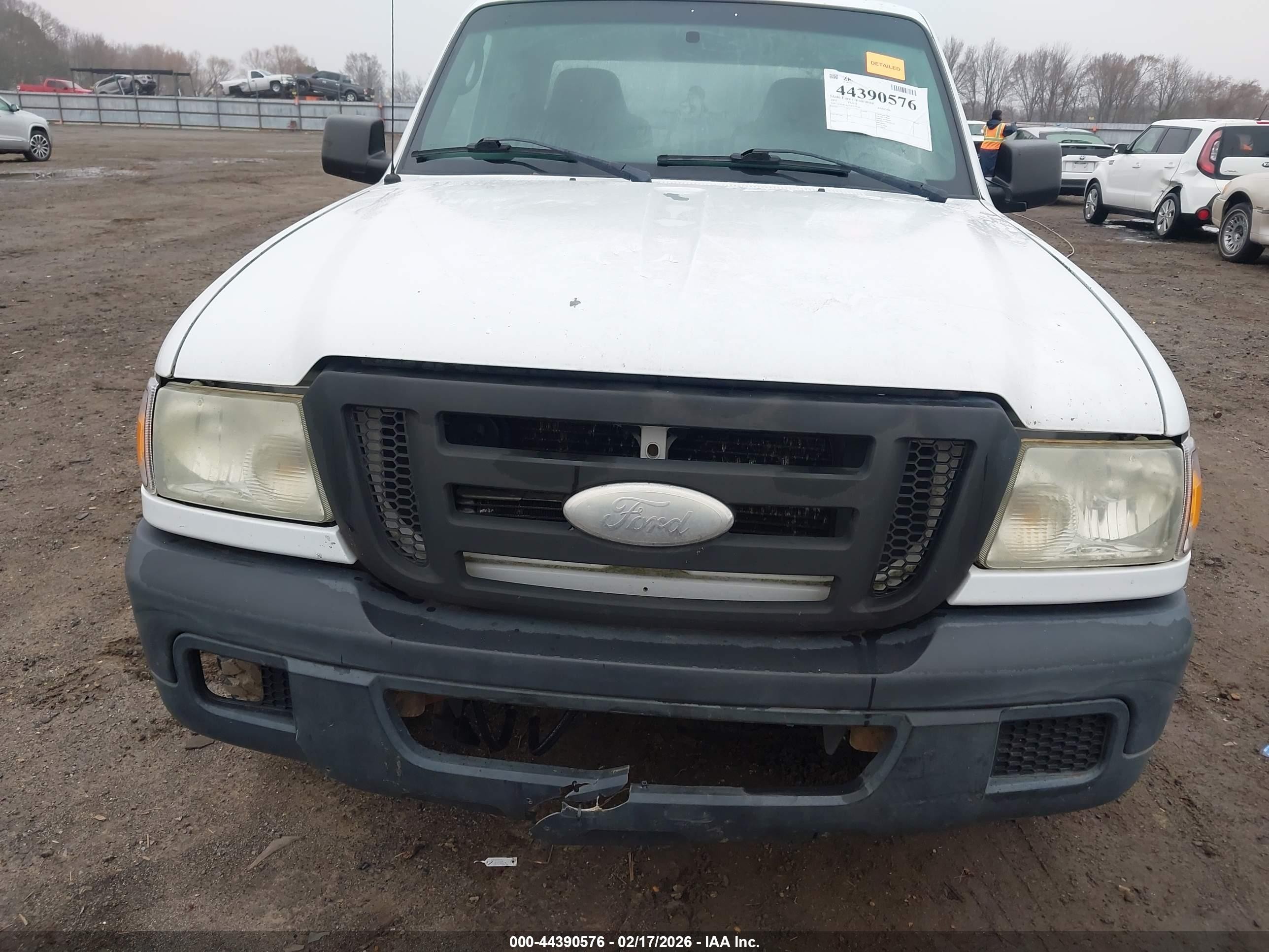 2007 Ford Ranger Sport/stx/xl/xlt White vin: 1FTYR14EX7PA39720