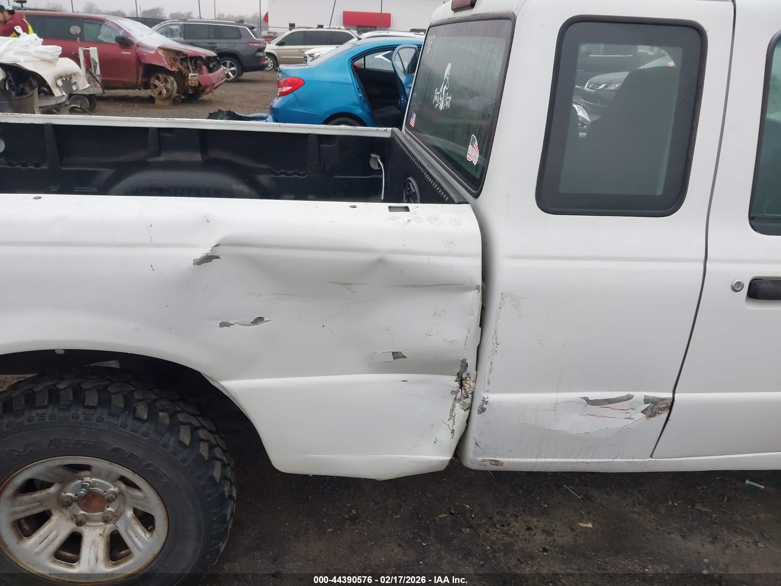 2007 Ford Ranger Sport/stx/xl/xlt White vin: 1FTYR14EX7PA39720