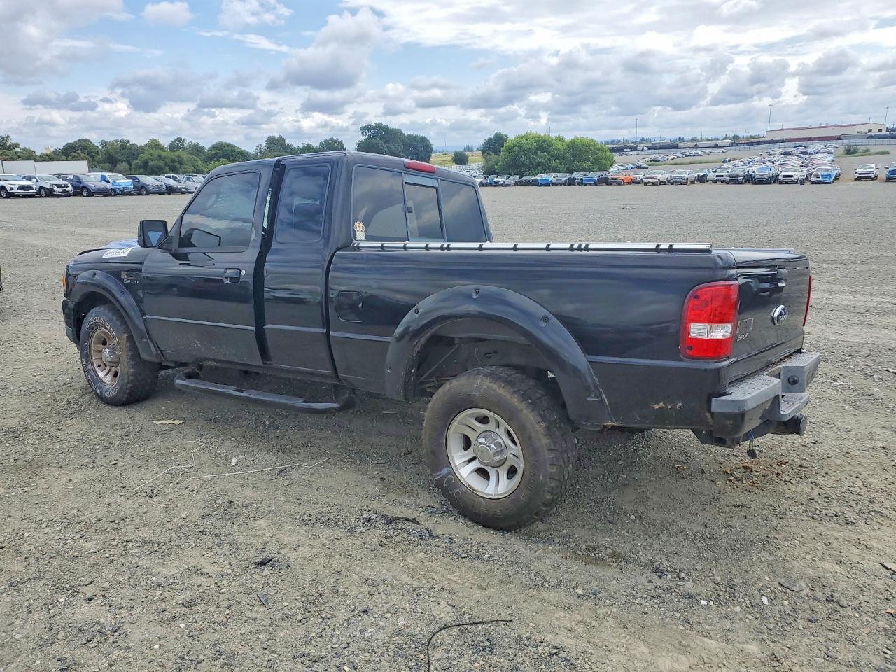 2008 Ford Ranger Super Cab Black vin: 1FTYR14EX8PA86800