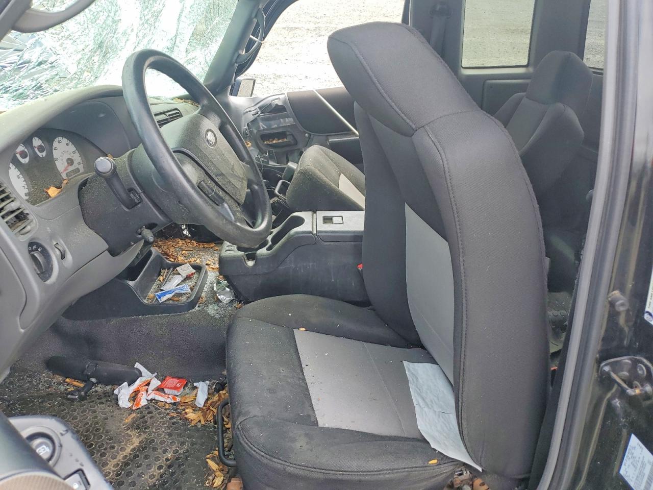2008 Ford Ranger Super Cab Black vin: 1FTYR14EX8PA86800