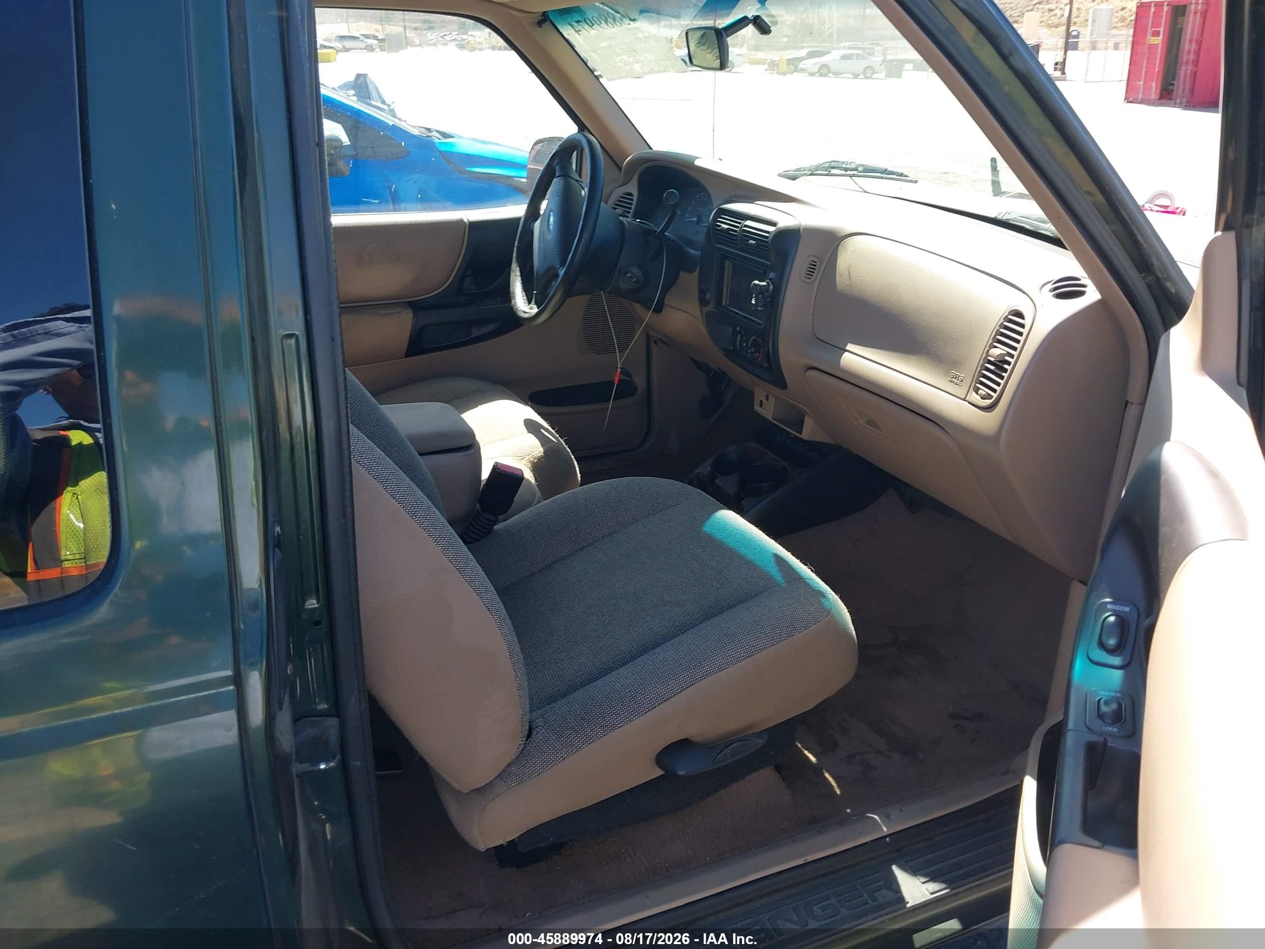 2001 Ford Ranger Edge/xl/xlt Green vin: 1FTYR14U01PA08961