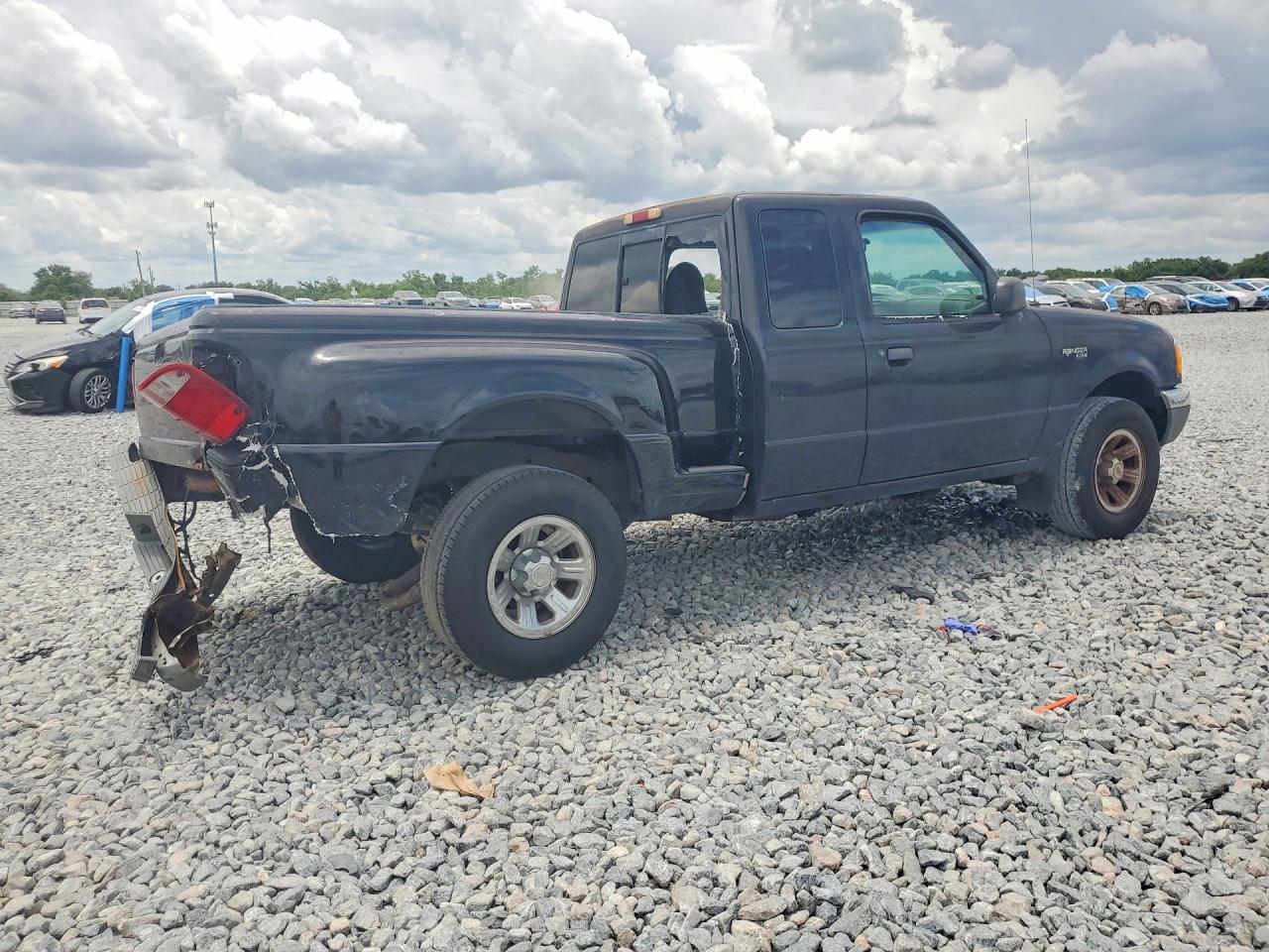 2001 Ford Ranger Super Cab Black vin: 1FTYR14U01PA86933
