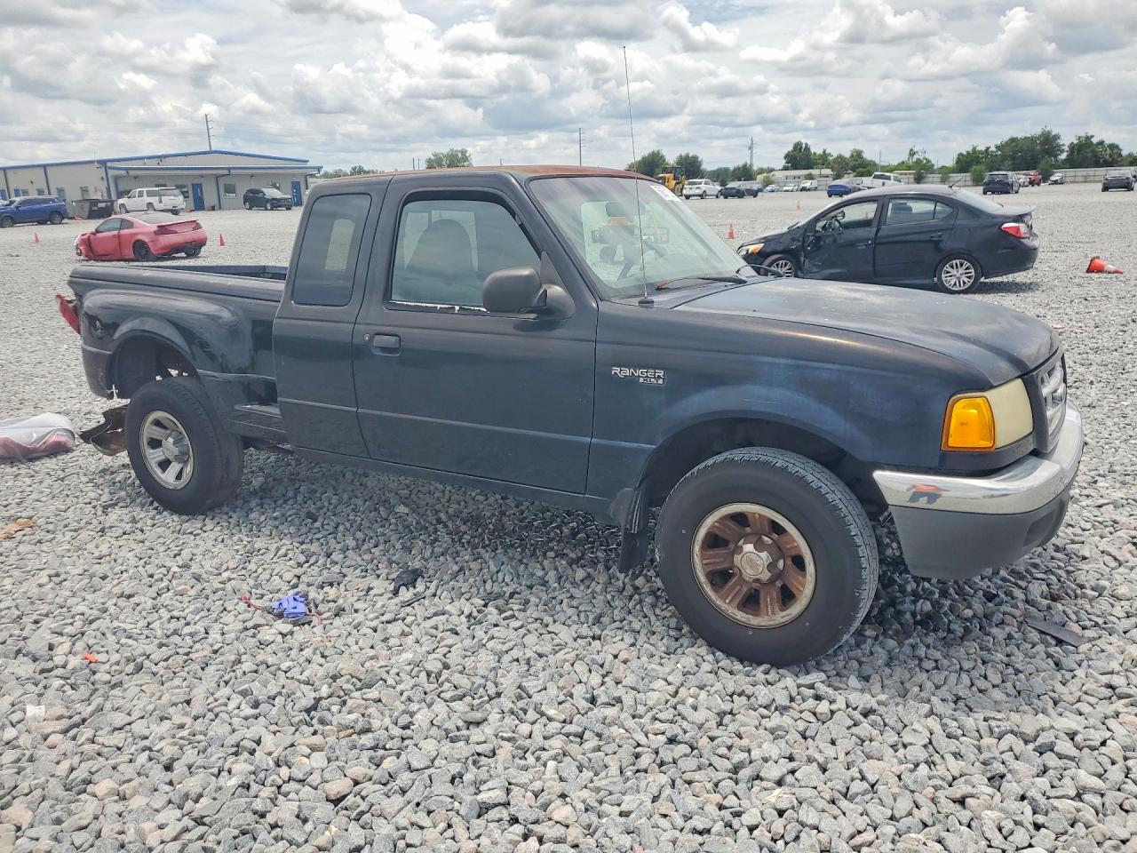 2001 Ford Ranger Super Cab Black vin: 1FTYR14U01PA86933
