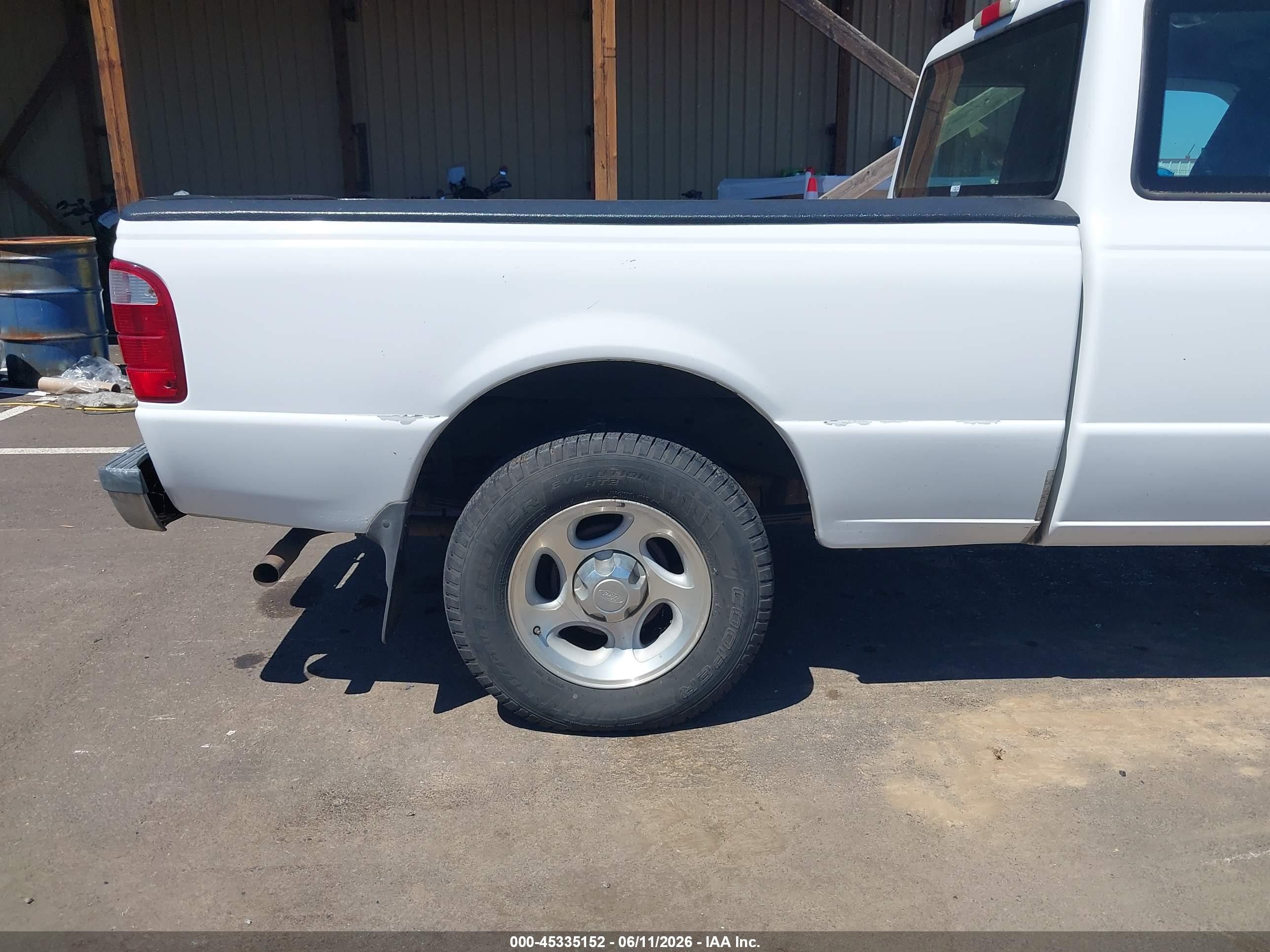 2001 Ford Ranger Edge/xl/xlt White vin: 1FTYR14U01TA53258