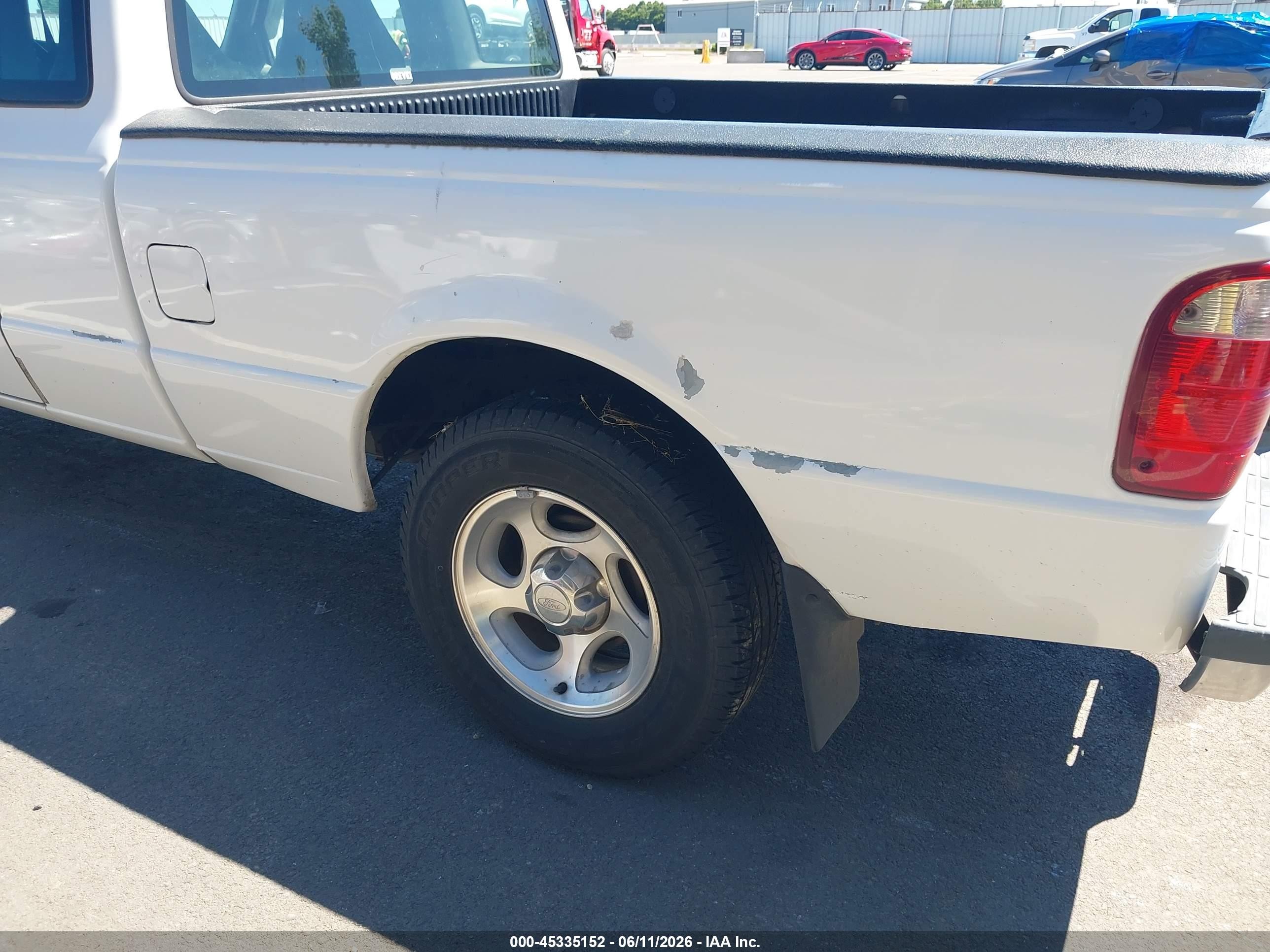 2001 Ford Ranger Edge/xl/xlt White vin: 1FTYR14U01TA53258