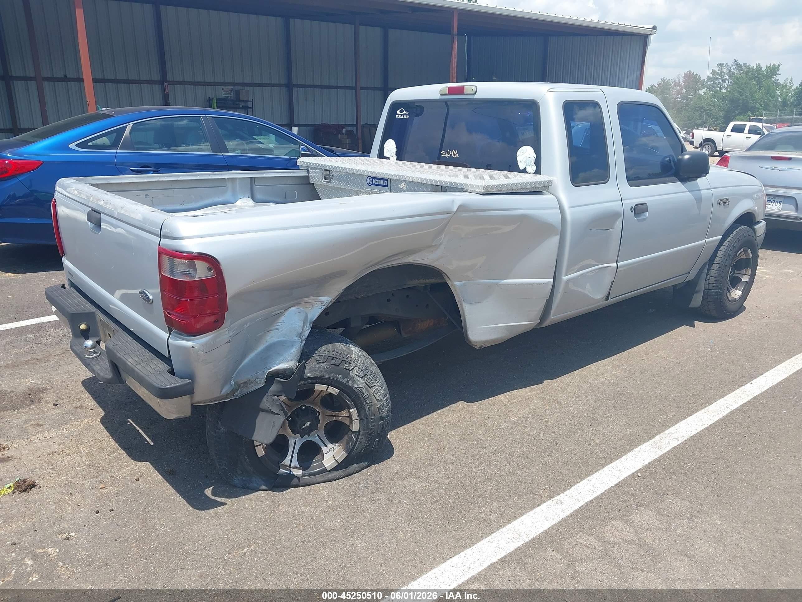 2002 Ford Ranger Edge/tremor/xl/xlt Серебряный vin: 1FTYR14U02TA52094