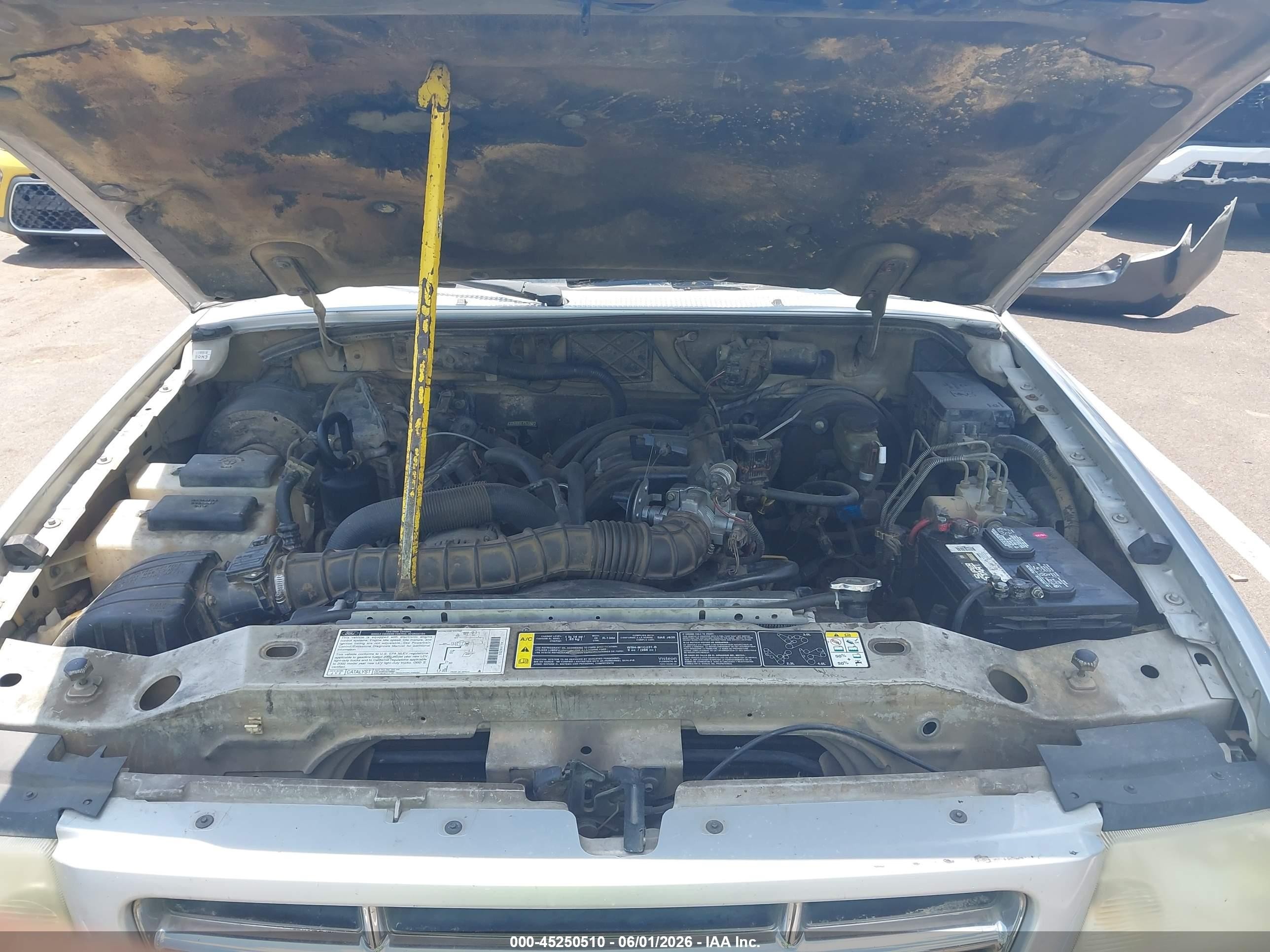 2002 Ford Ranger Edge/tremor/xl/xlt Серебряный vin: 1FTYR14U02TA52094