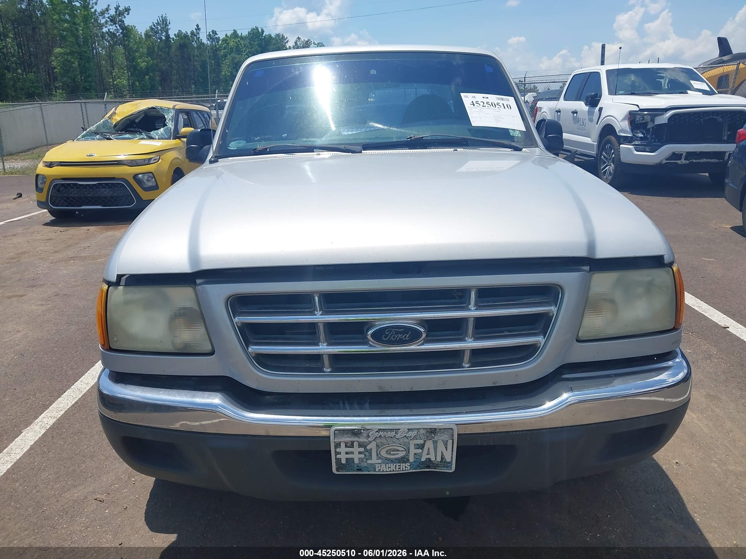 2002 Ford Ranger Edge/tremor/xl/xlt Серебряный vin: 1FTYR14U02TA52094