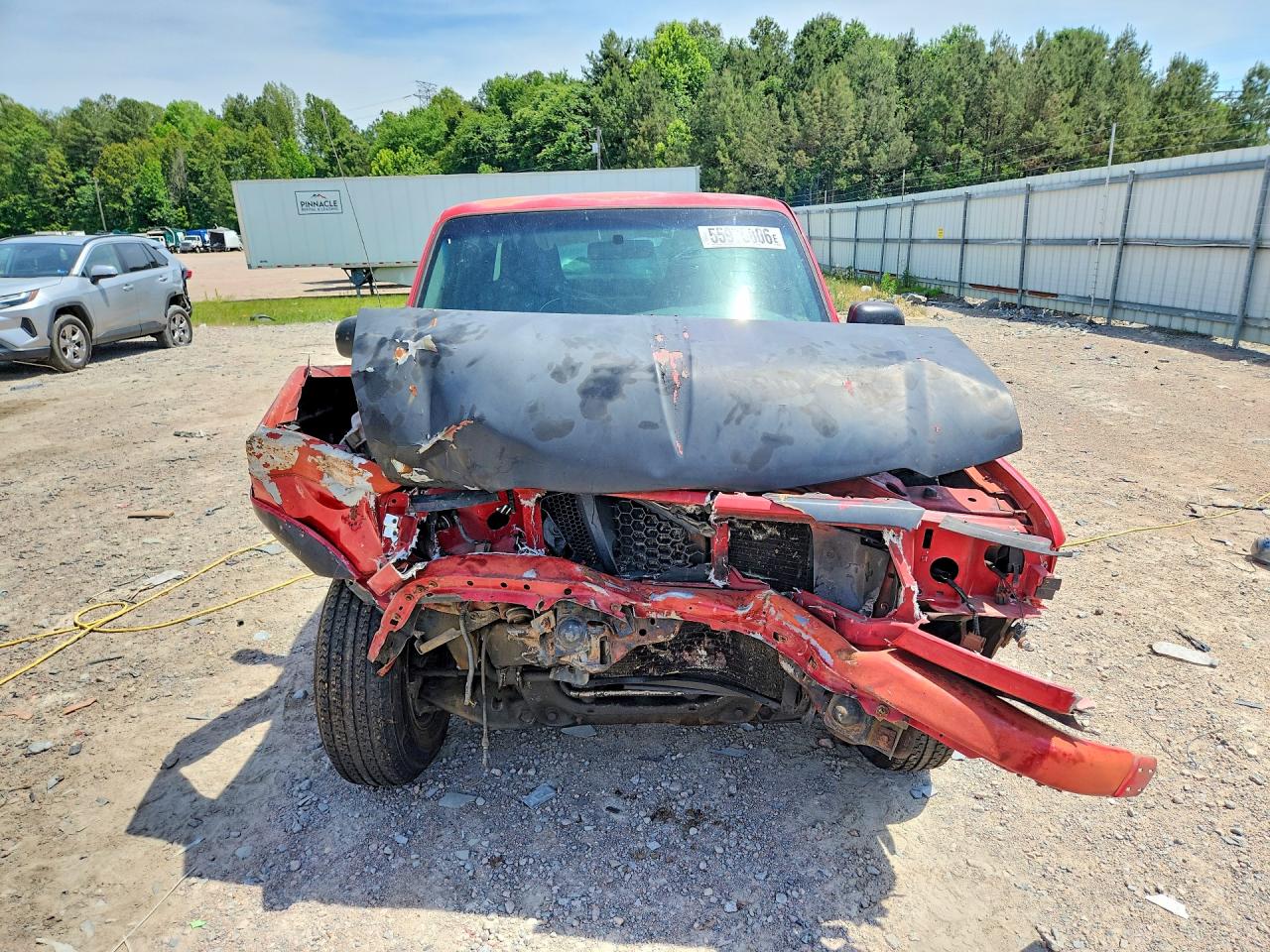 2004 Ford Ranger Red vin: 1FTYR14U04PA22802