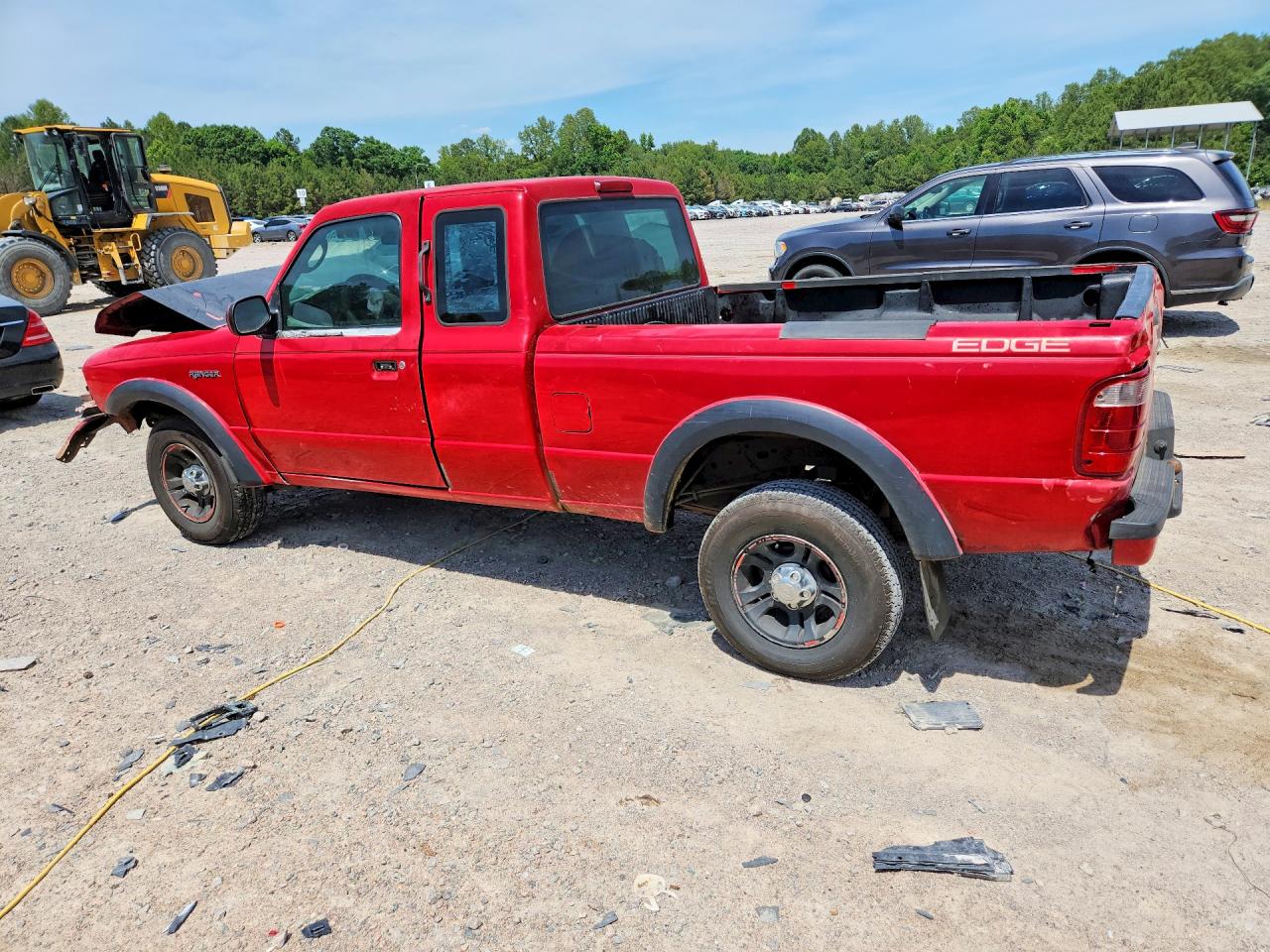 2004 Ford Ranger Red vin: 1FTYR14U04PA22802