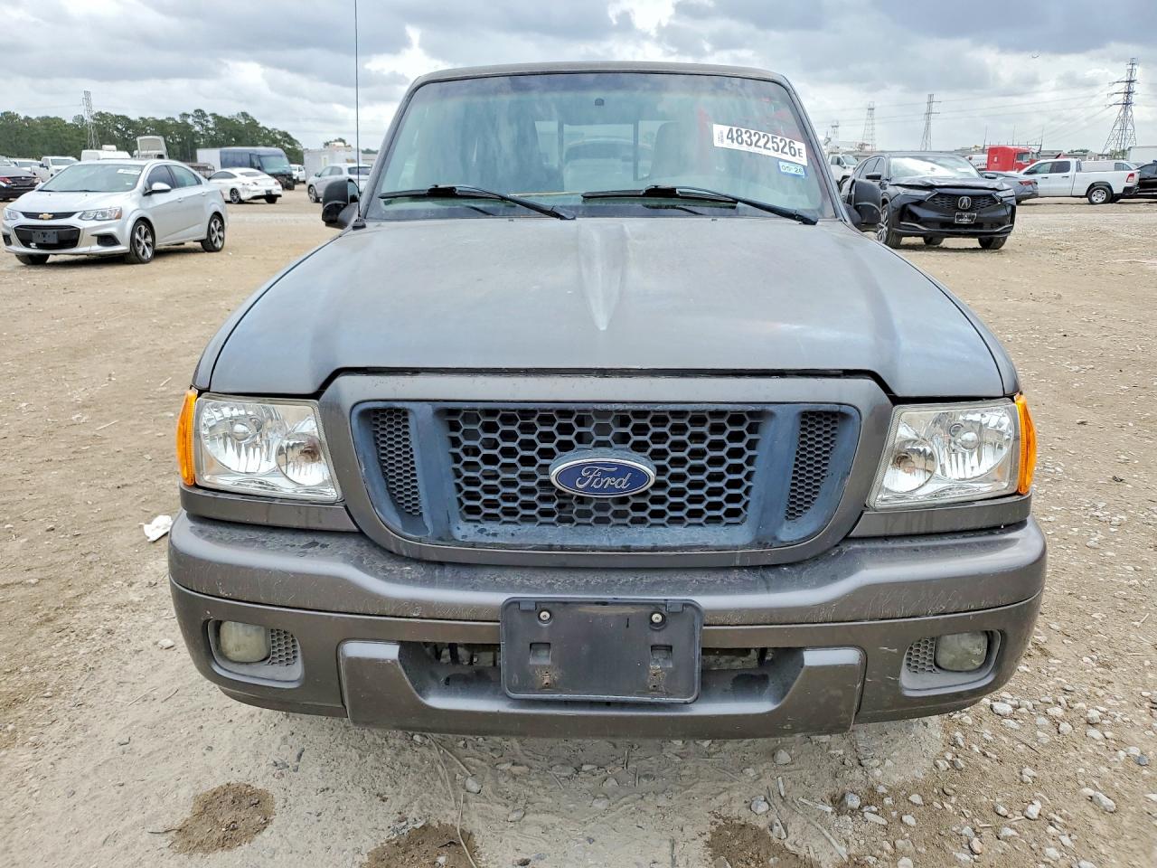 2004 Ford Ranger Super Cab Gray vin: 1FTYR14U04PA83082
