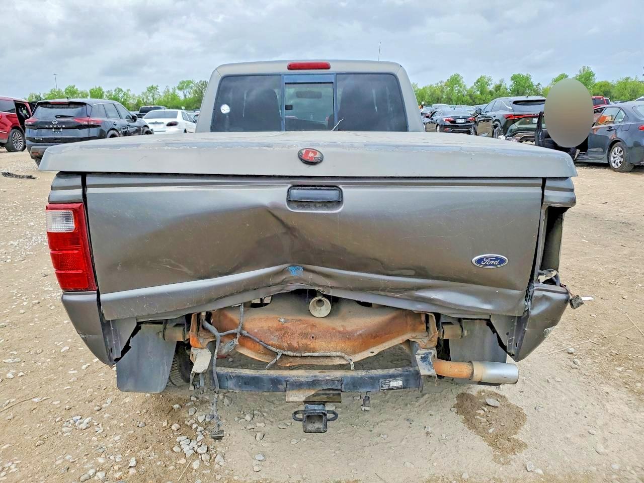 2004 Ford Ranger Super Cab Gray vin: 1FTYR14U04PA83082