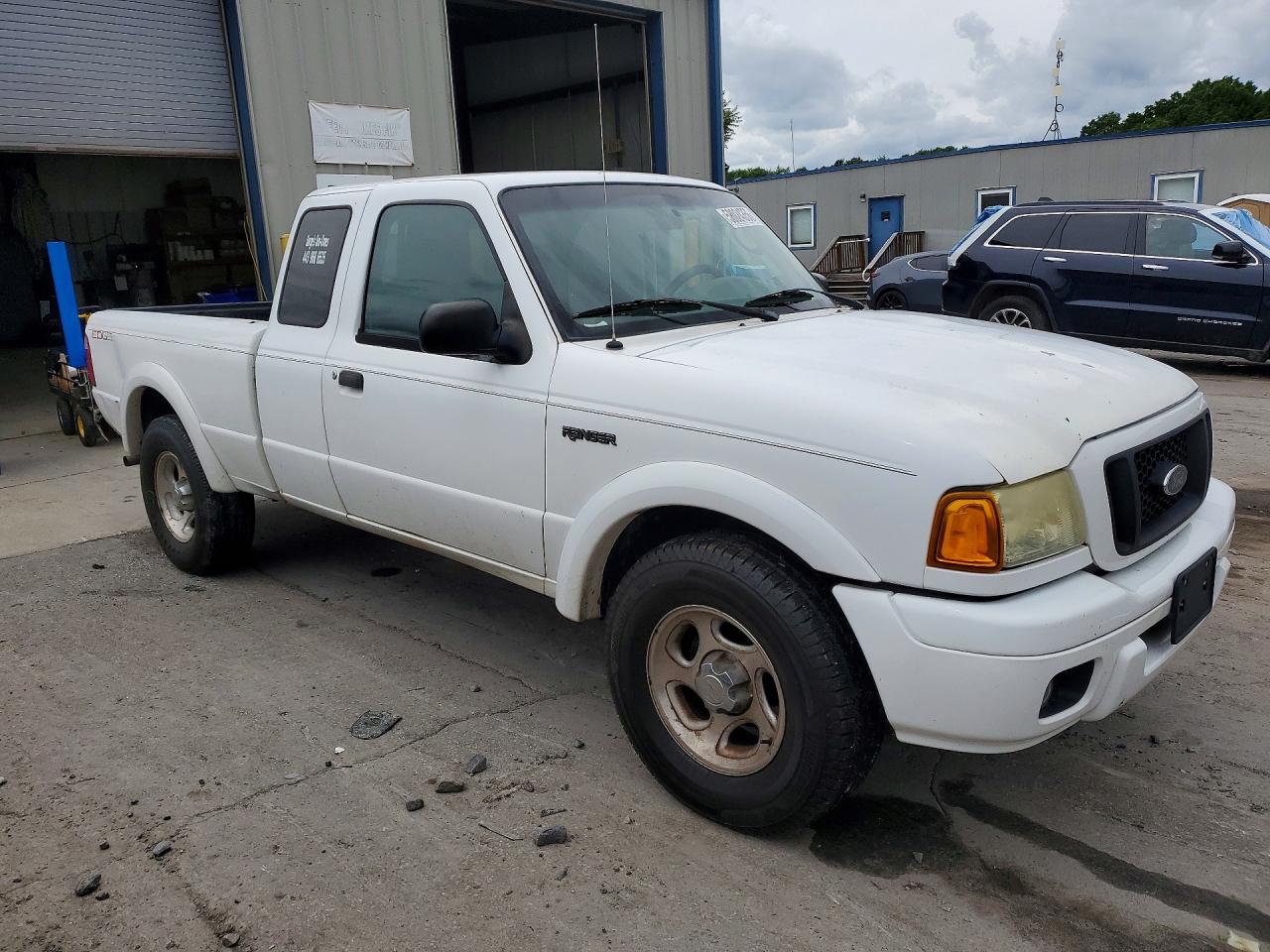 2004 Ford Ranger Super Cab White vin: 1FTYR14U04PA98469