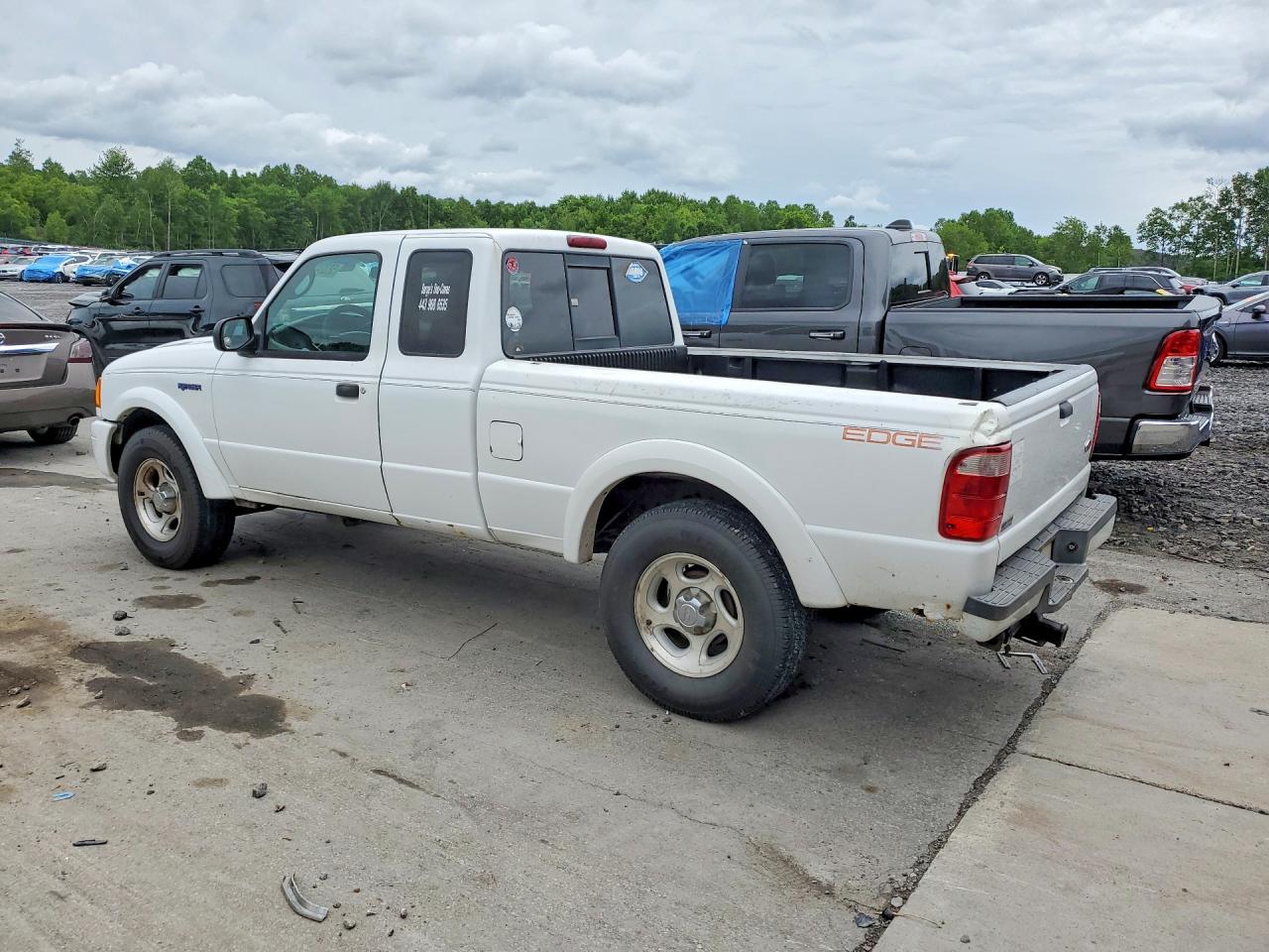 2004 Ford Ranger Super Cab White vin: 1FTYR14U04PA98469
