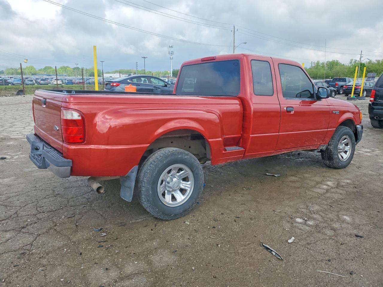 2004 Ford Ranger Super Cab Красный vin: 1FTYR14U04PB49677