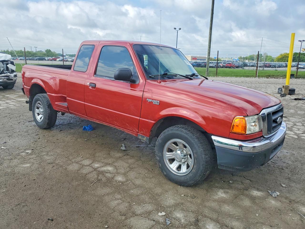 2004 Ford Ranger Super Cab Красный vin: 1FTYR14U04PB49677