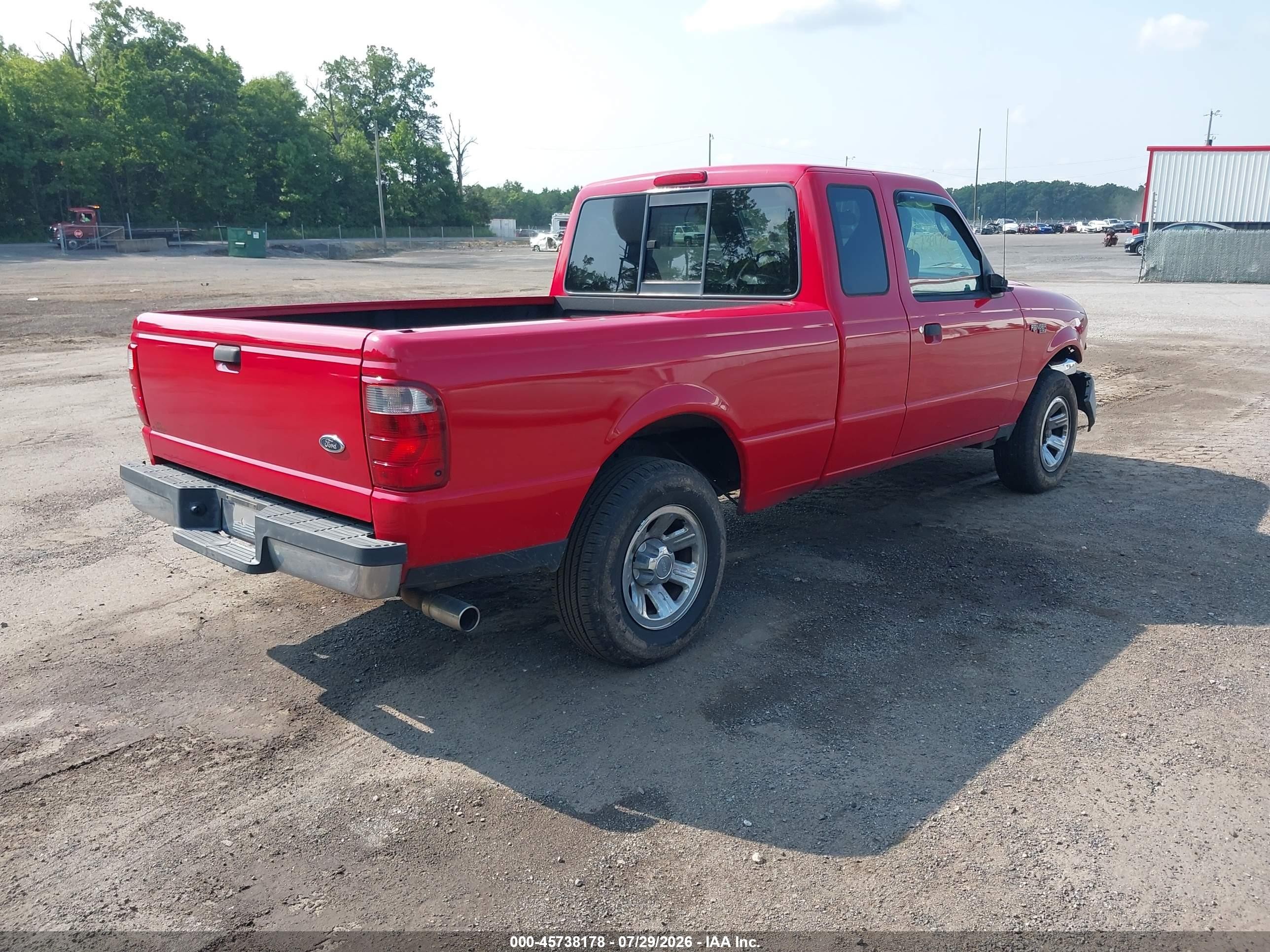 2005 Ford Ranger Edge/stx/xl/xlt Red vin: 1FTYR14U05PB07625