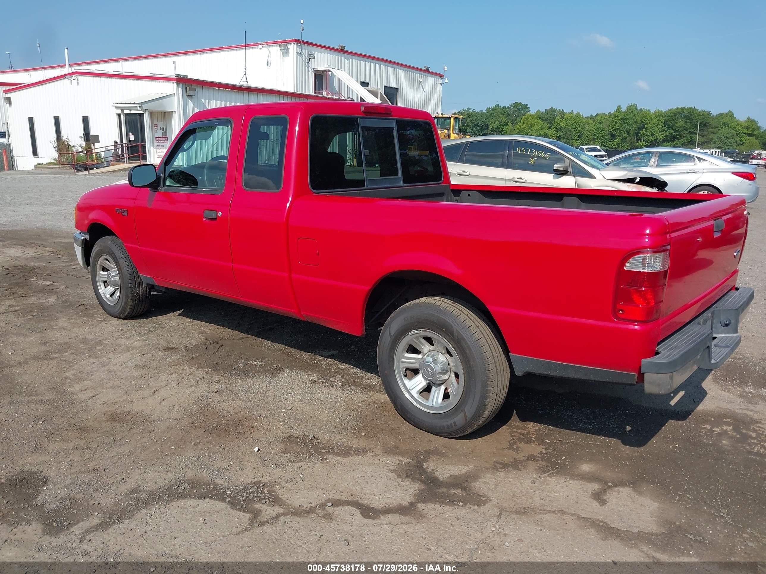 2005 Ford Ranger Edge/stx/xl/xlt Red vin: 1FTYR14U05PB07625