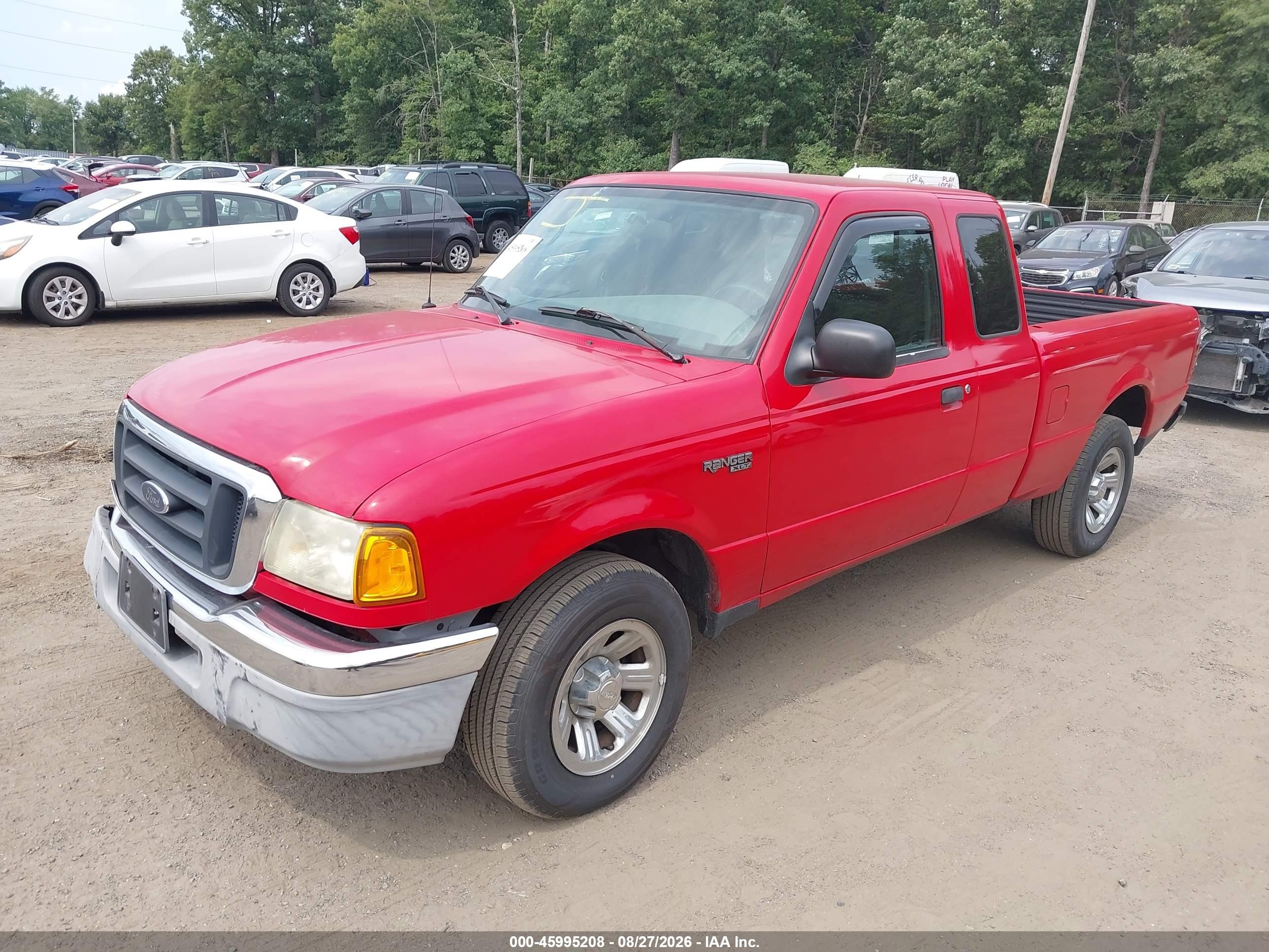2005 Ford Ranger Edge/stx/xl/xlt Red vin: 1FTYR14U05PB07625