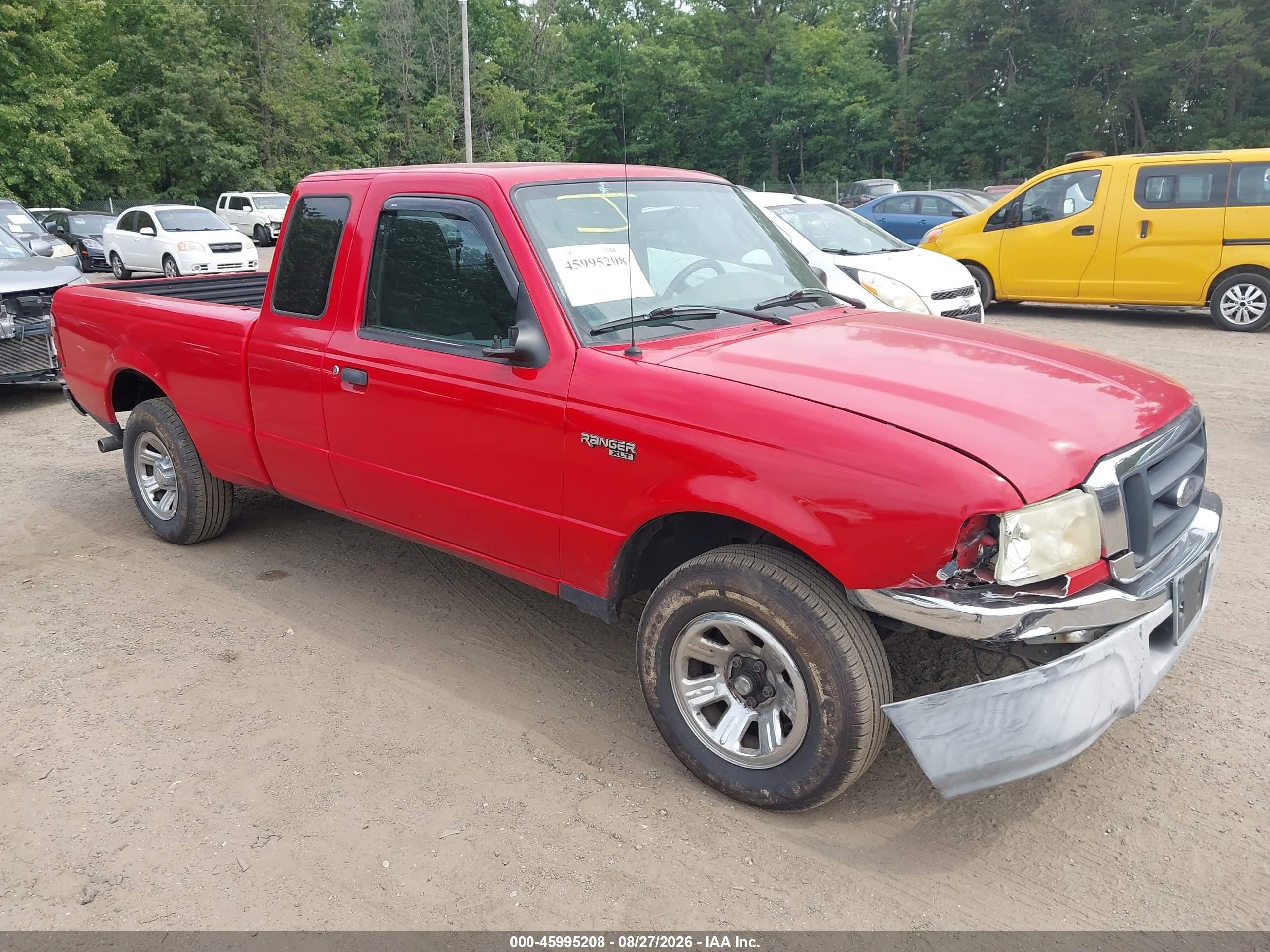 2005 Ford Ranger Edge/stx/xl/xlt Red vin: 1FTYR14U05PB07625