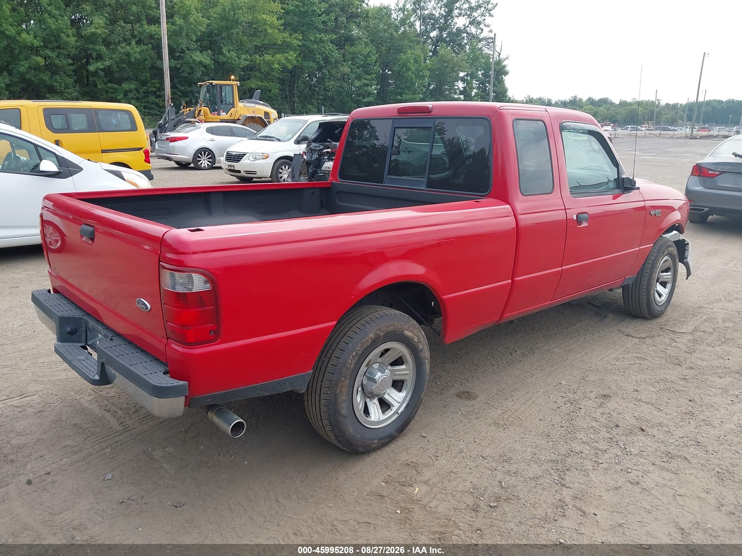 2005 Ford Ranger Edge/stx/xl/xlt Red vin: 1FTYR14U05PB07625