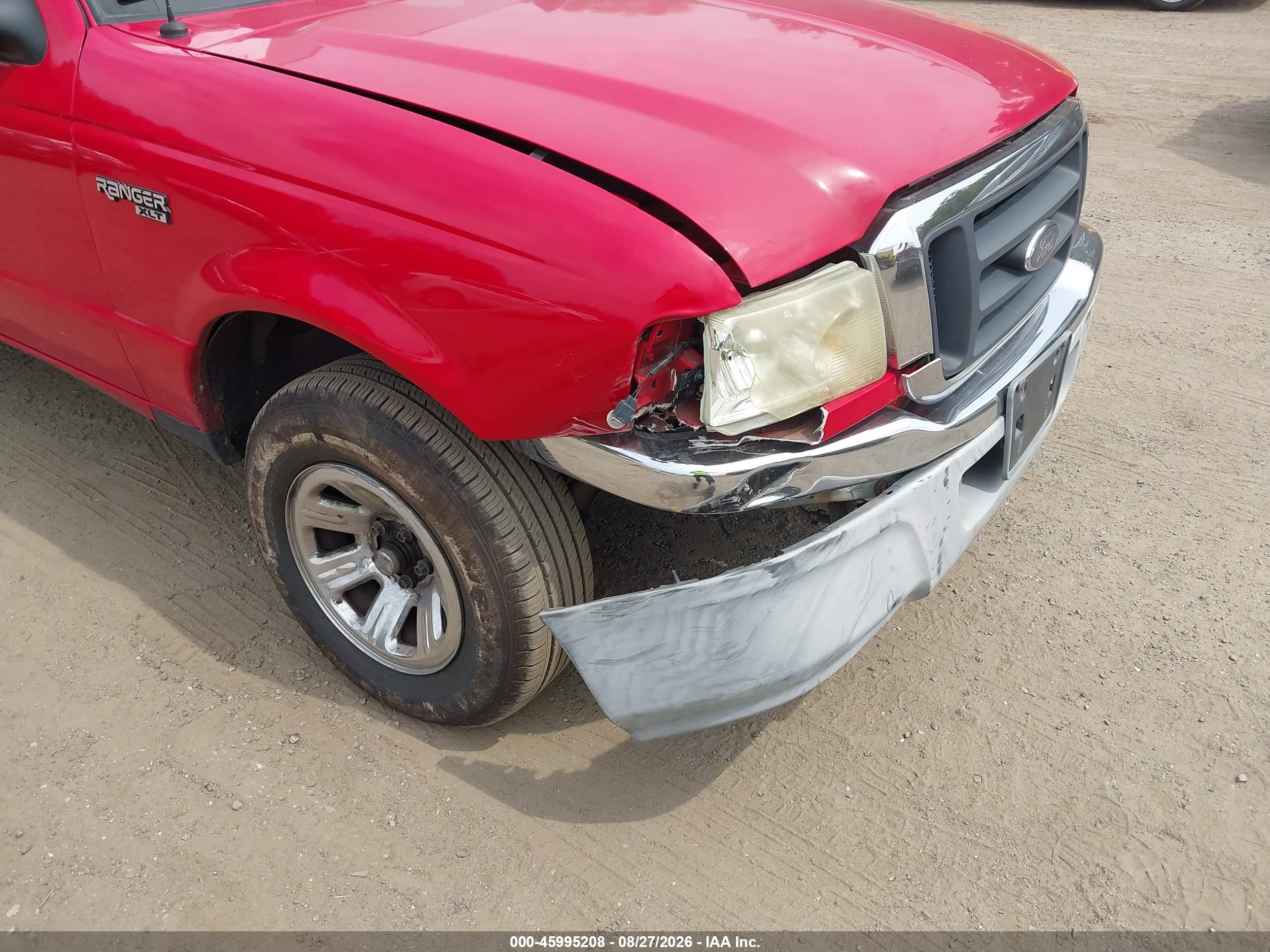 2005 Ford Ranger Edge/stx/xl/xlt Red vin: 1FTYR14U05PB07625