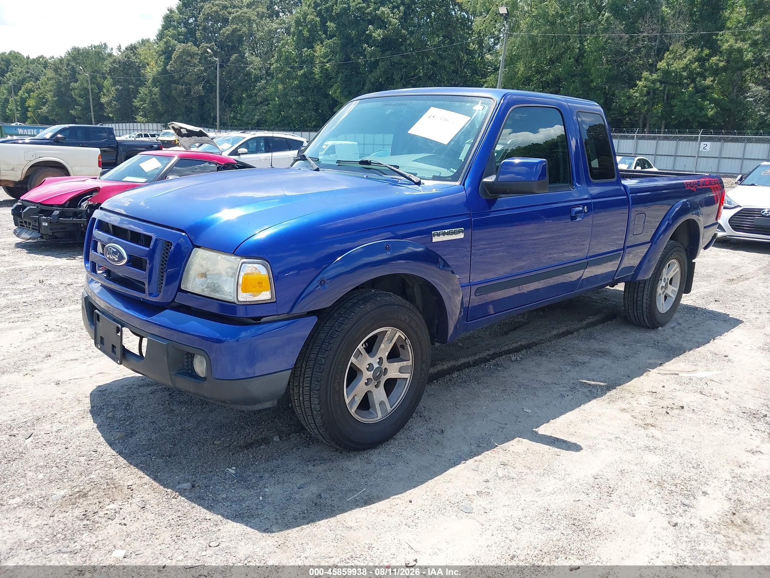 2006 Ford Ranger Sport/stx/xl/xlt Blue vin: 1FTYR14U06PA23497