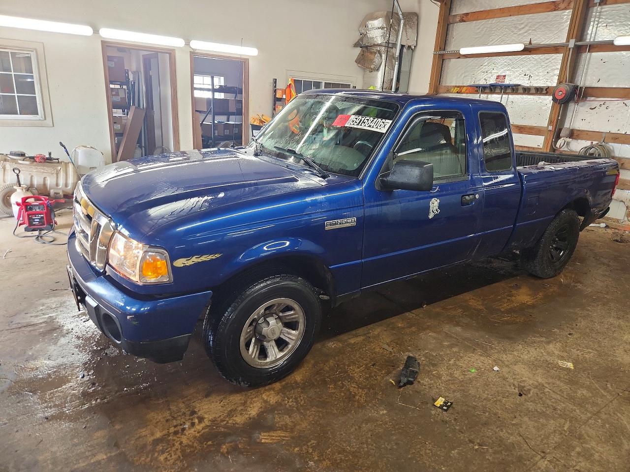 2008 Ford Ranger Super Cab Blue vin: 1FTYR14U08PA78521