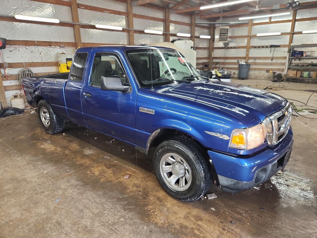 2008 Ford Ranger Super Cab Blue vin: 1FTYR14U08PA78521 Damage: Right Front Door, Multiple Dents/Paint Damage, 2