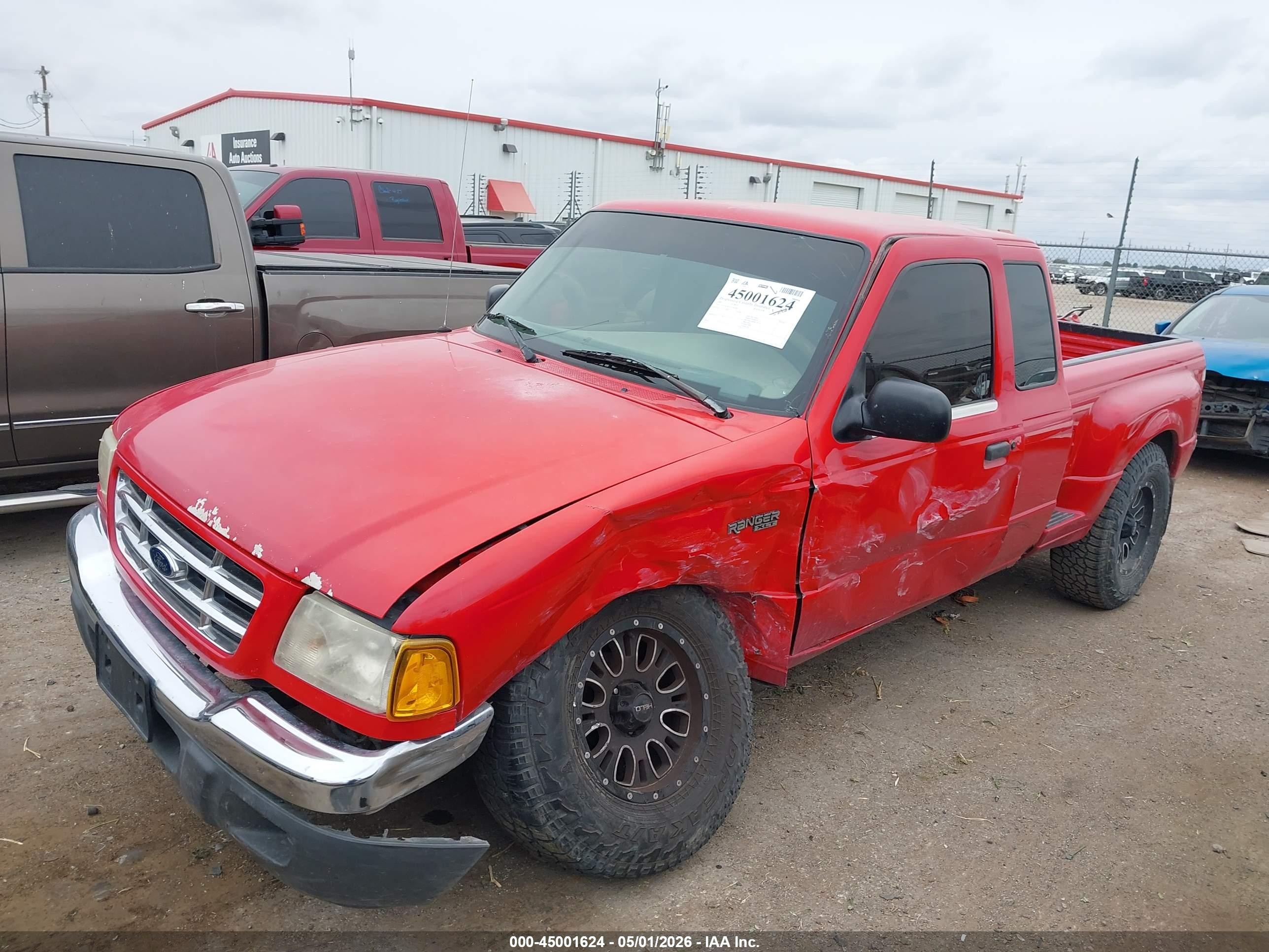 2001 Ford Ranger Edge/xl/xlt Red vin: 1FTYR14U11TA60400