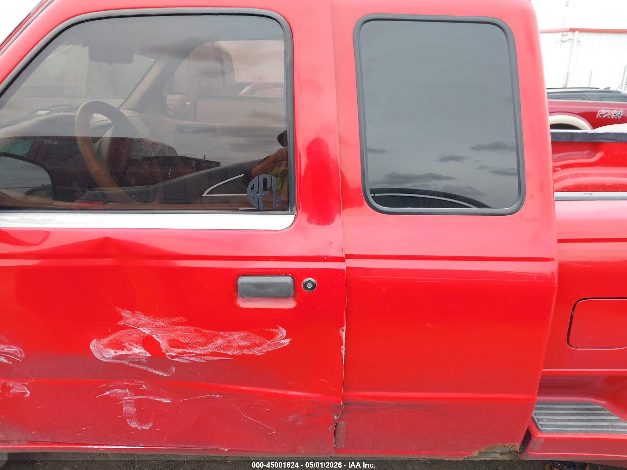 2001 Ford Ranger Edge/xl/xlt Red vin: 1FTYR14U11TA60400