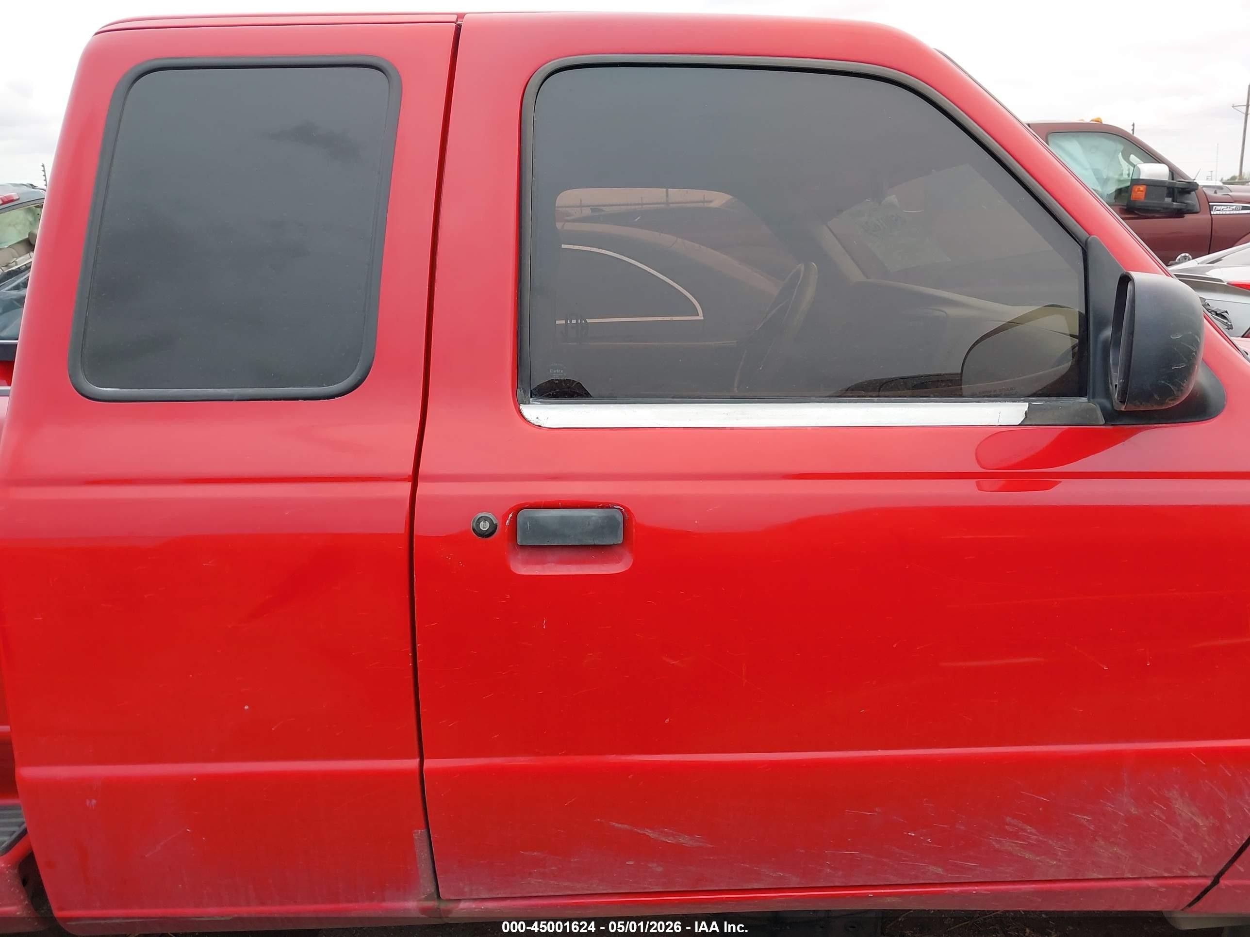 2001 Ford Ranger Edge/xl/xlt Red vin: 1FTYR14U11TA60400