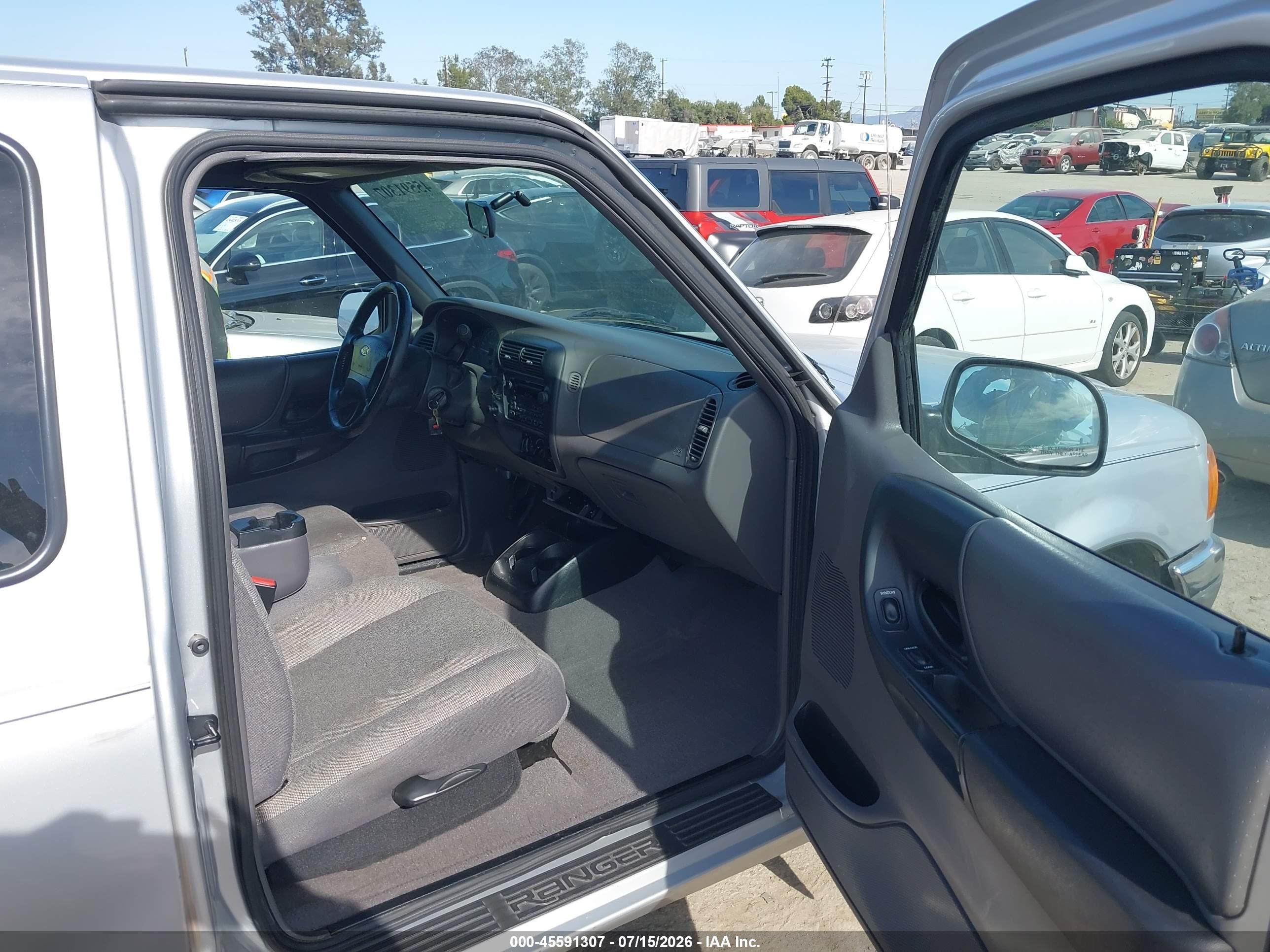 2002 Ford Ranger Edge/tremor/xl/xlt Silver vin: 1FTYR14U12PB08603