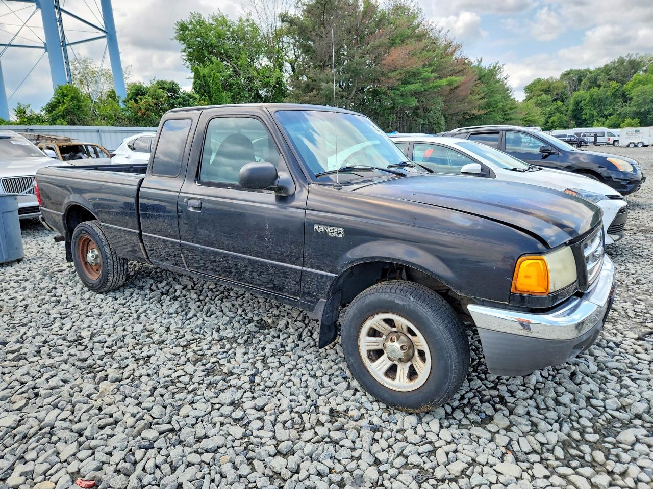 2002 Ford Ranger Super Cab Черный vin: 1FTYR14U12TA30086