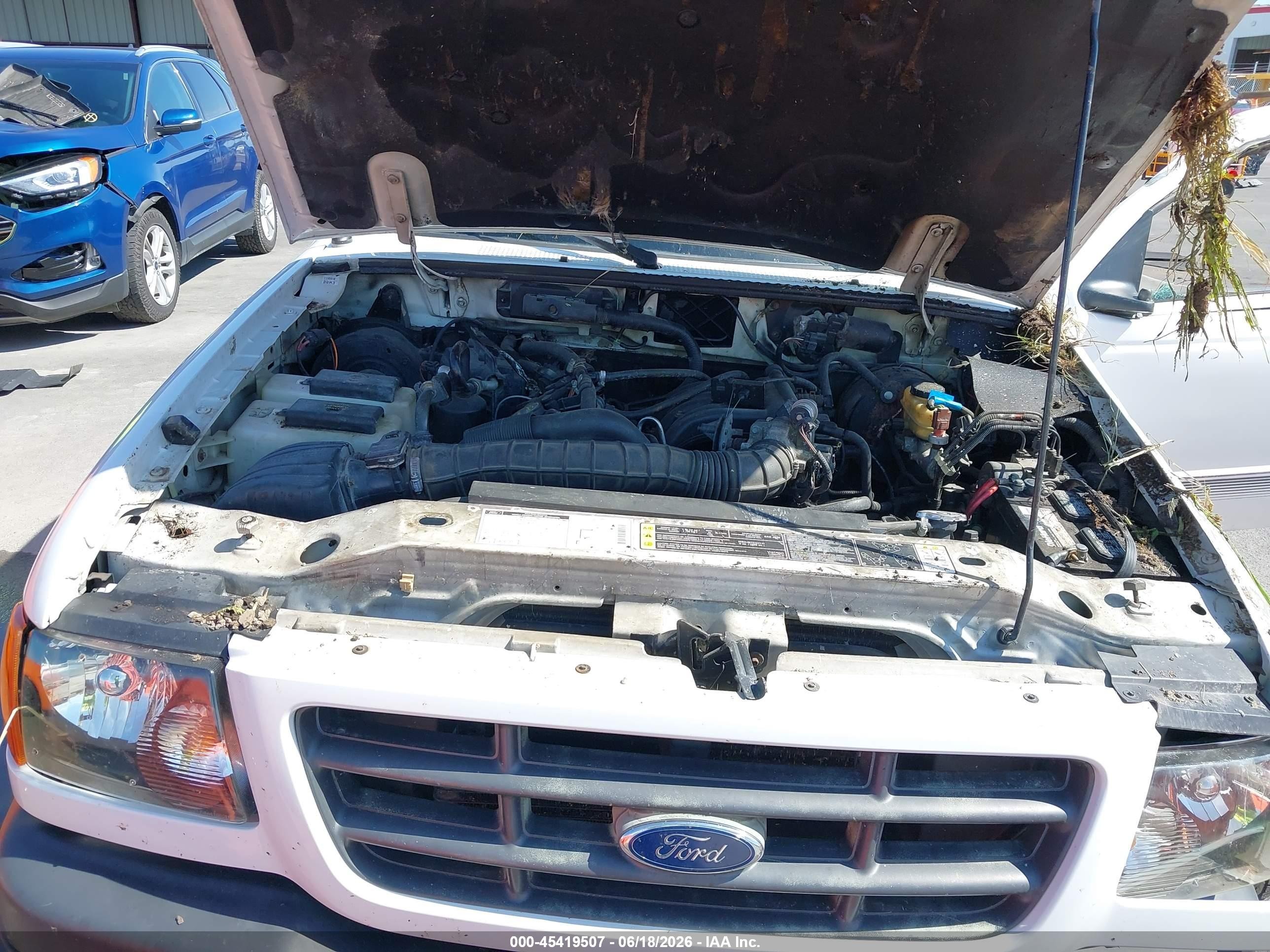 2002 Ford Ranger Edge/tremor/xl/xlt White vin: 1FTYR14U12TA59314