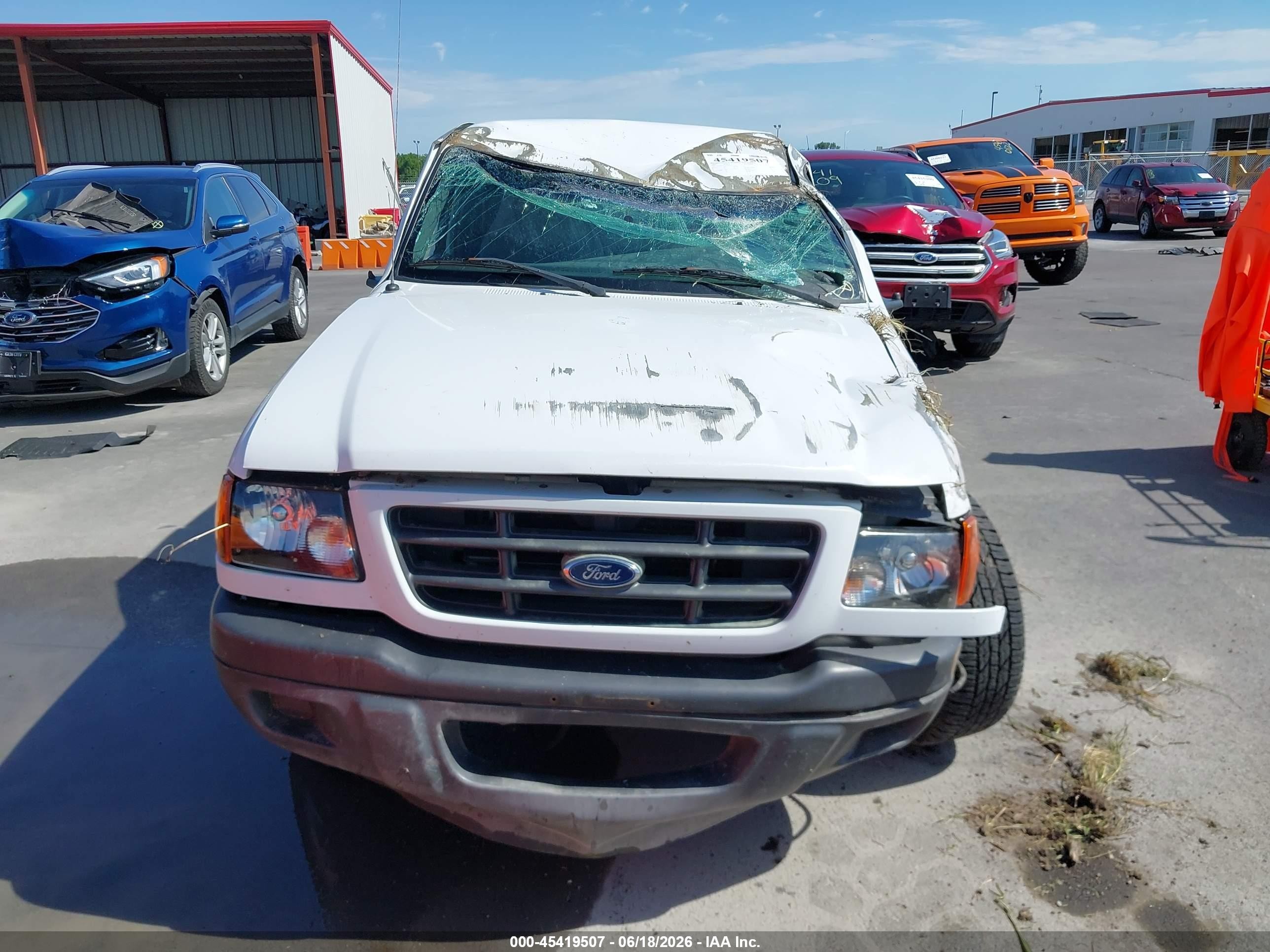 2002 Ford Ranger Edge/tremor/xl/xlt White vin: 1FTYR14U12TA59314
