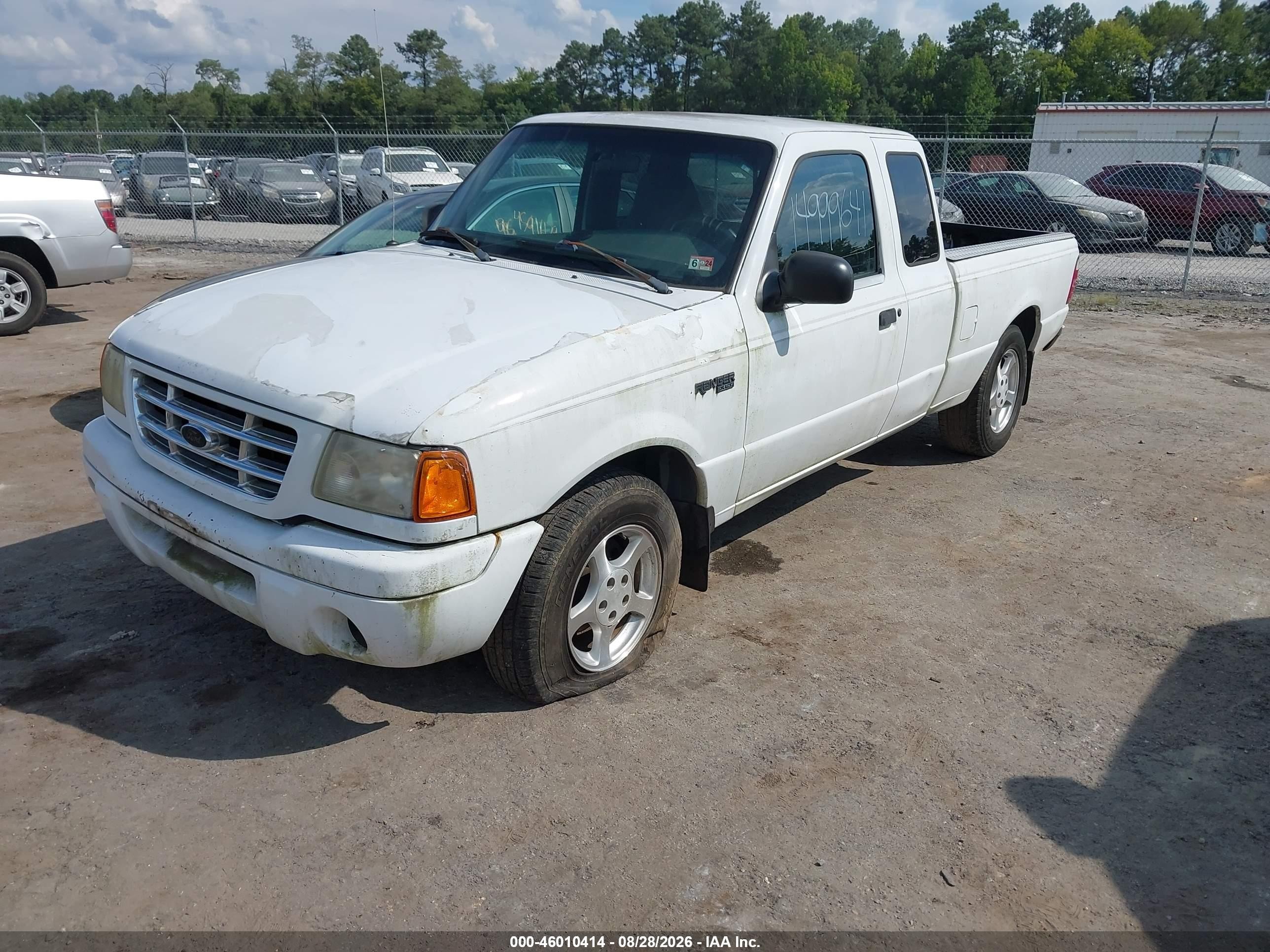 2002 Ford Ranger Edge/tremor/xl/xlt Белый vin: 1FTYR14U12TA62584