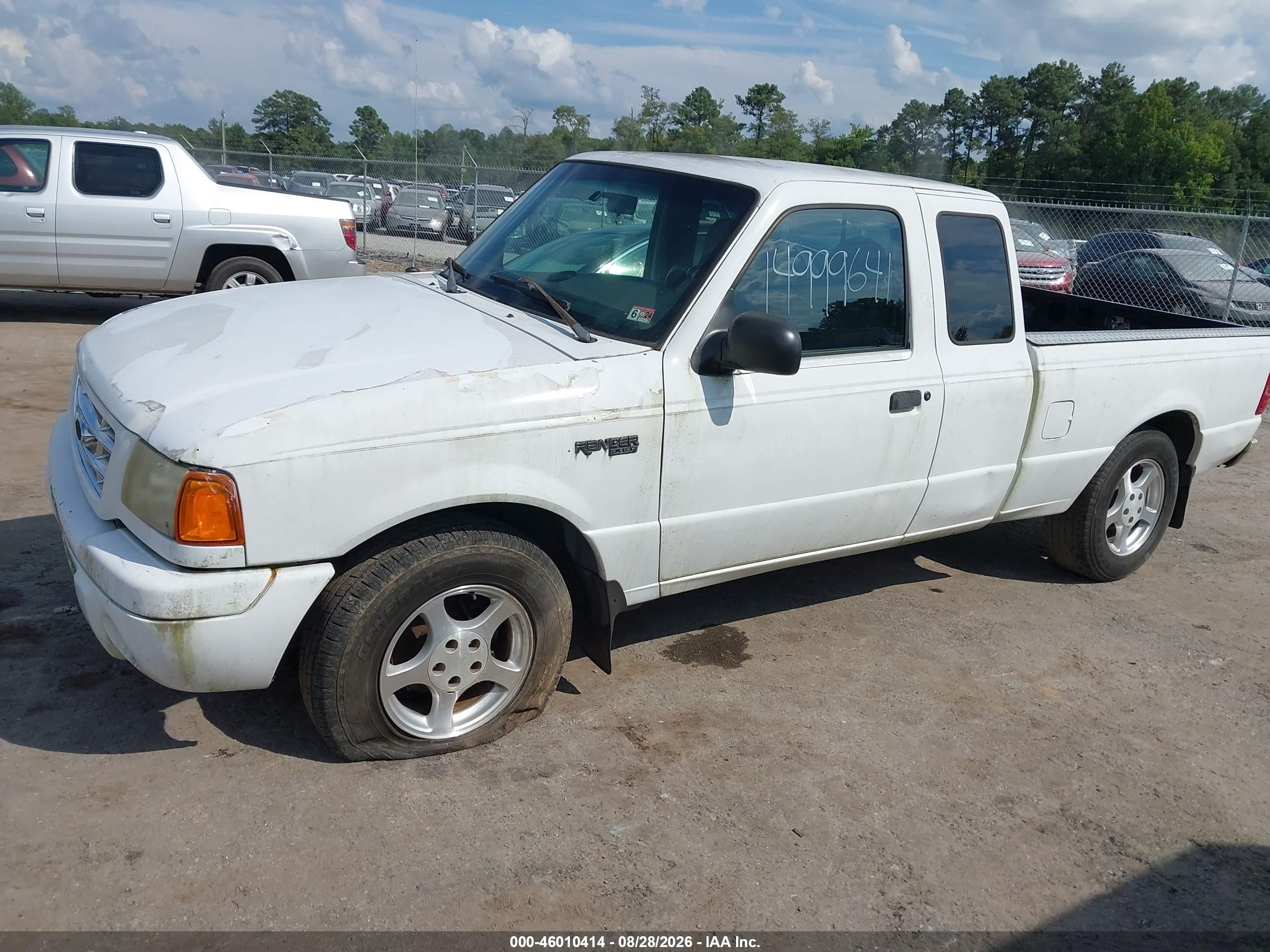 2002 Ford Ranger Edge/tremor/xl/xlt Белый vin: 1FTYR14U12TA62584