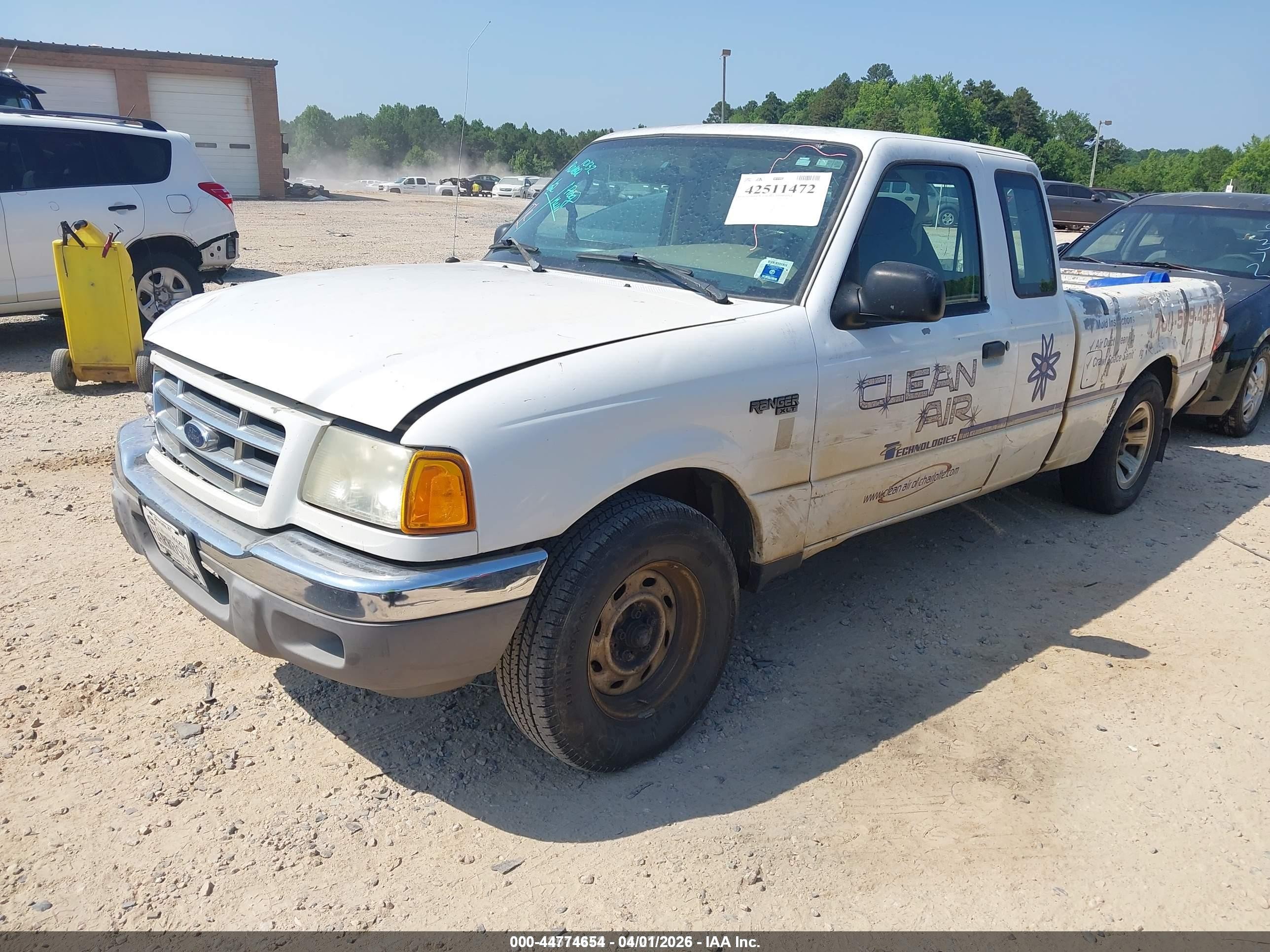 2003 Ford Ranger Edge/tremor/xl/xlt Белый vin: 1FTYR14U13PB77003