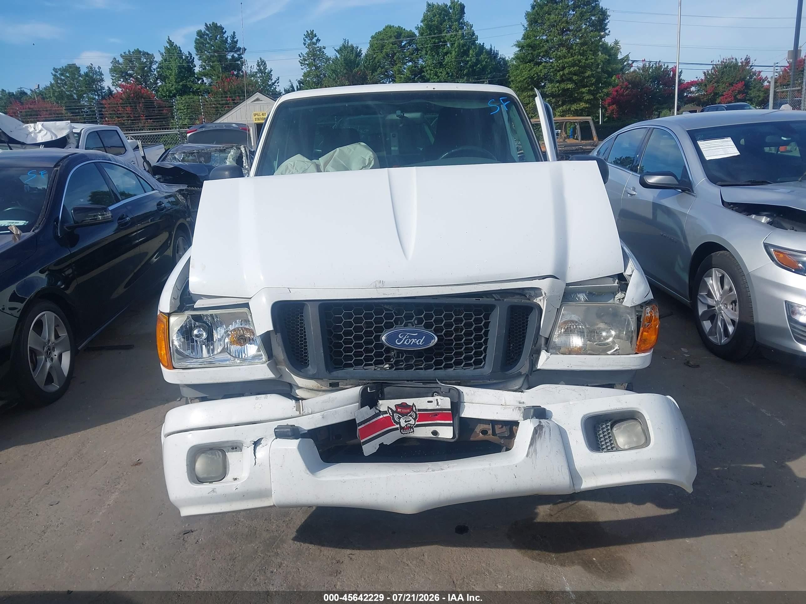 2004 Ford Ranger Edge/tremor/xl/xlt White vin: 1FTYR14U14PA74827