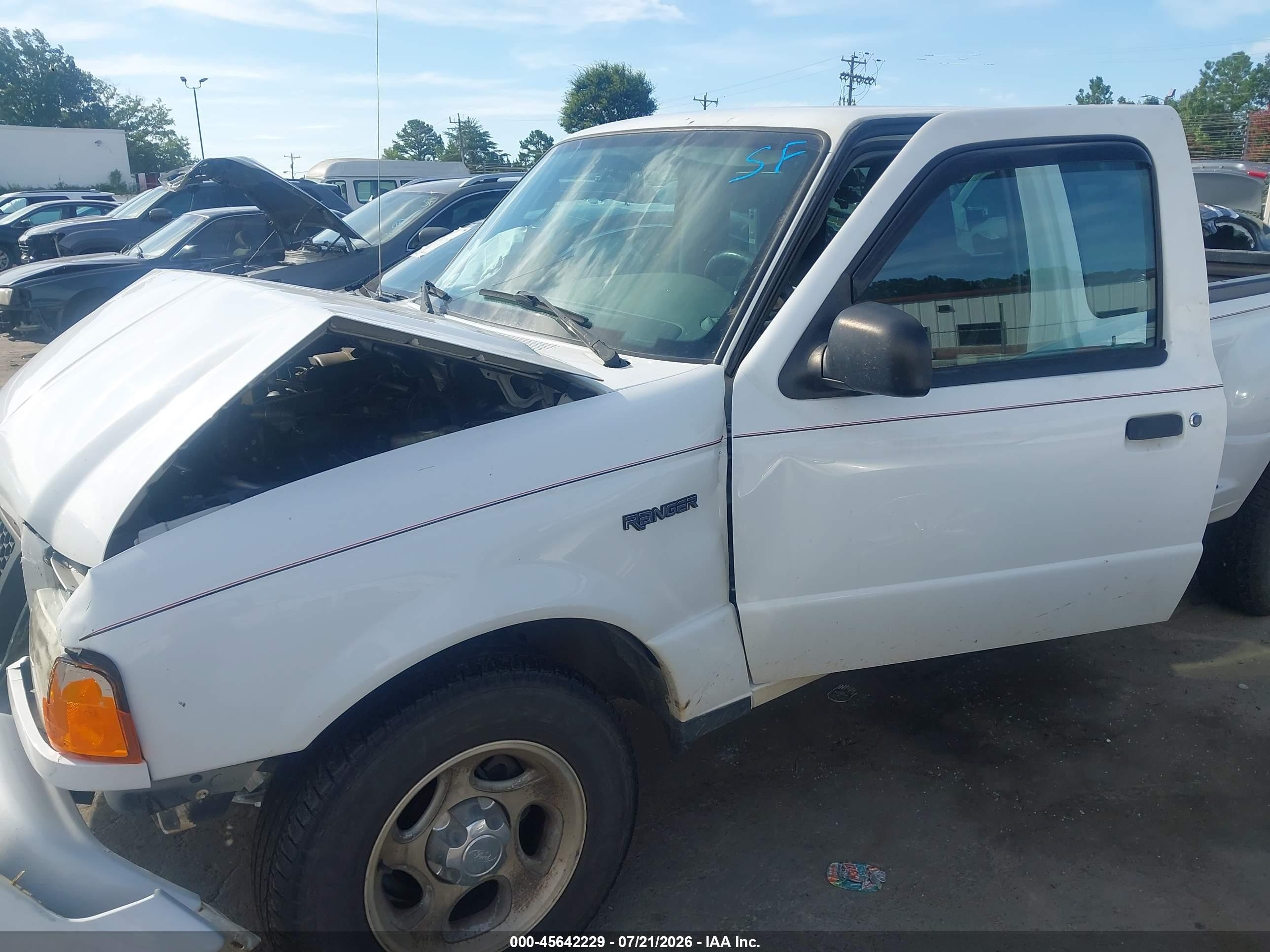 2004 Ford Ranger Edge/tremor/xl/xlt White vin: 1FTYR14U14PA74827