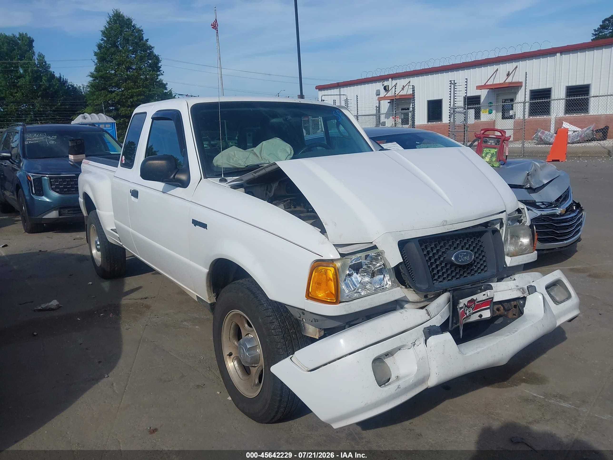 2004 Ford Ranger Edge/tremor/xl/xlt White vin: 1FTYR14U14PA74827