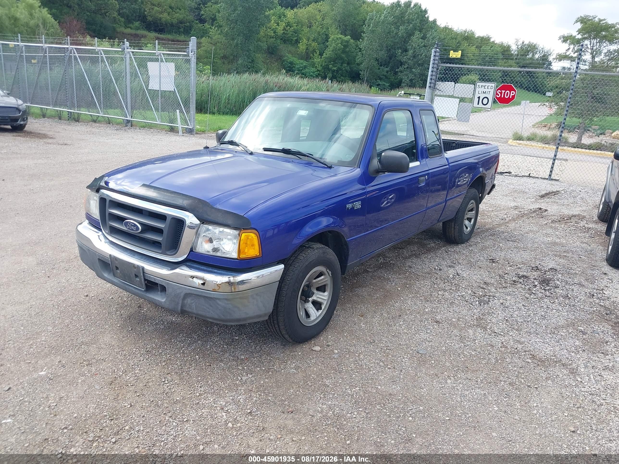 2004 Ford Ranger Edge/tremor/xl/xlt Blue vin: 1FTYR14U14PA85133