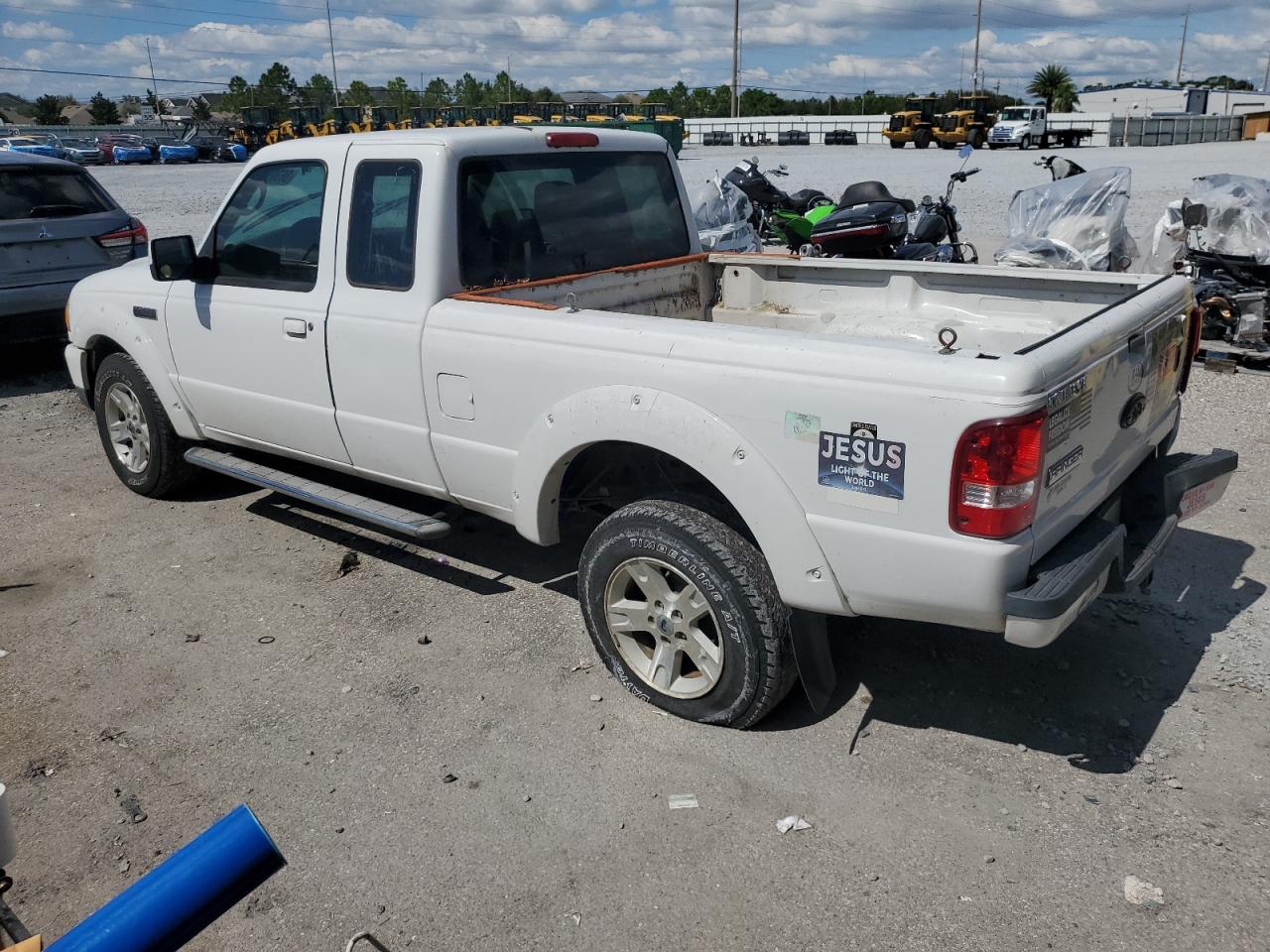 2006 Ford Ranger Super Cab White vin: 1FTYR14U16PA45962